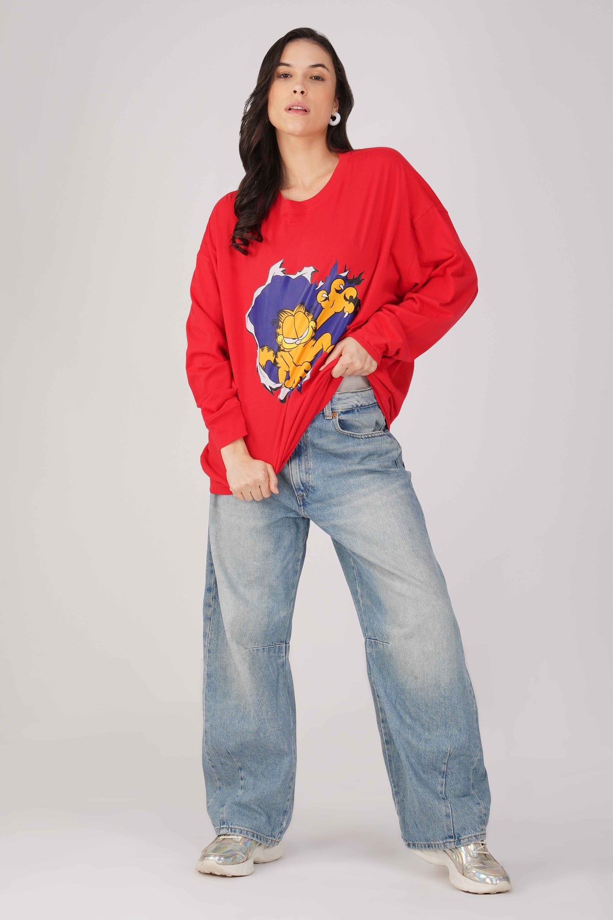 Garfield: Out to Get You Oversized Sweatshirt