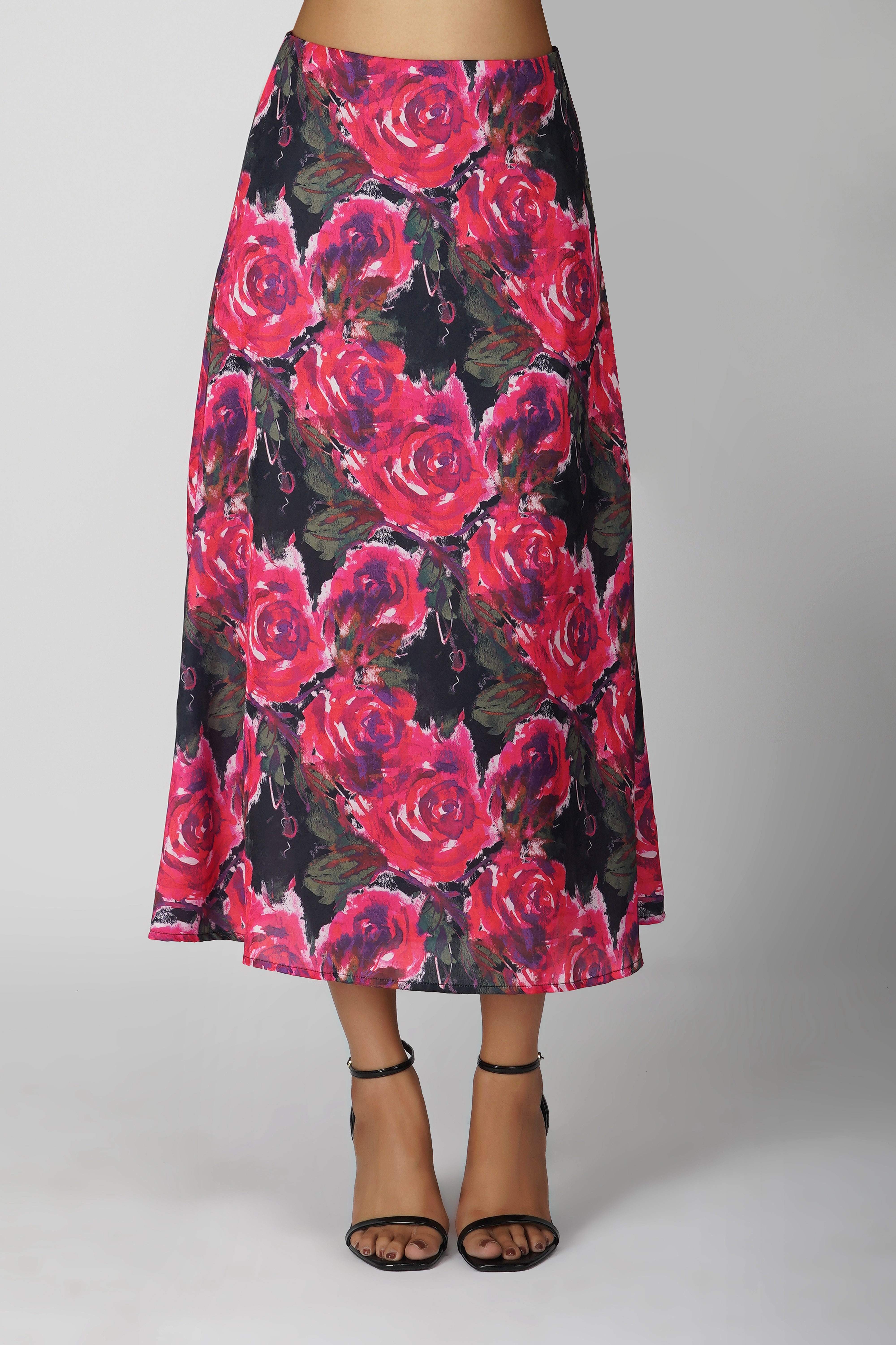 Emily in Paris: Floral Printed Midi Skirt