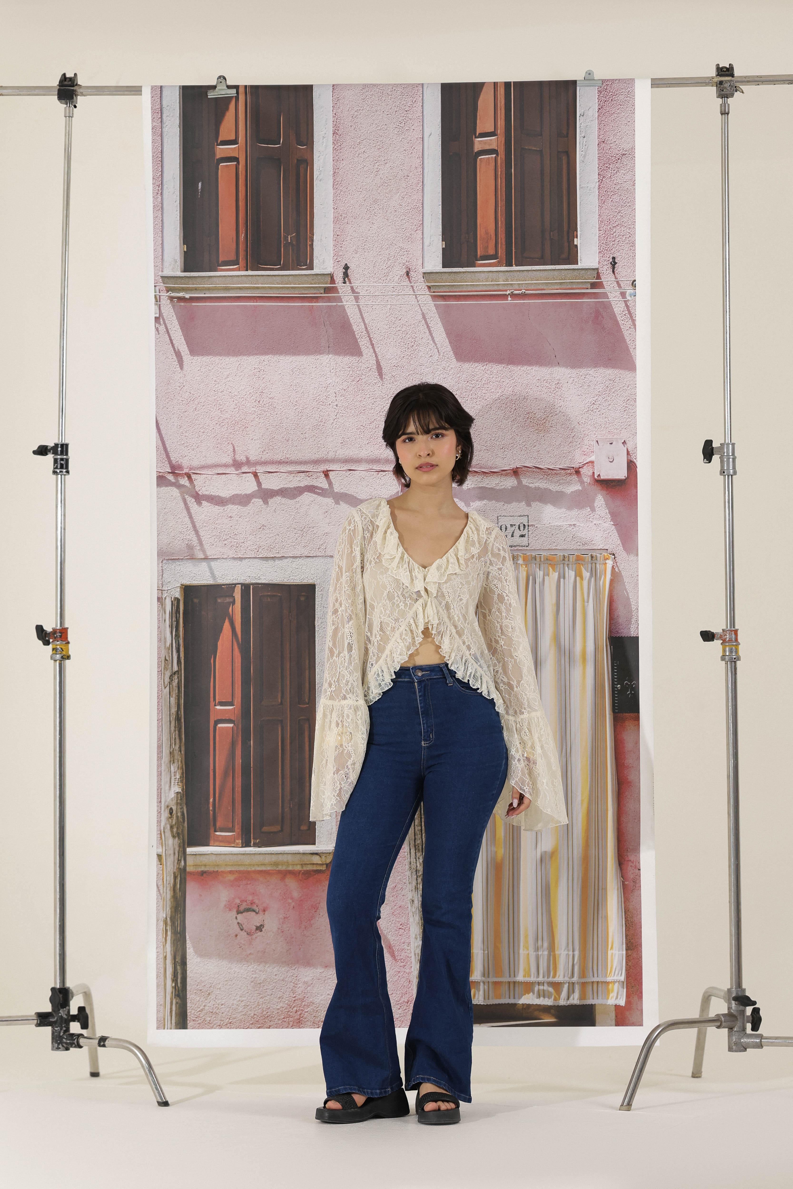 Vintage Veil Lace Top