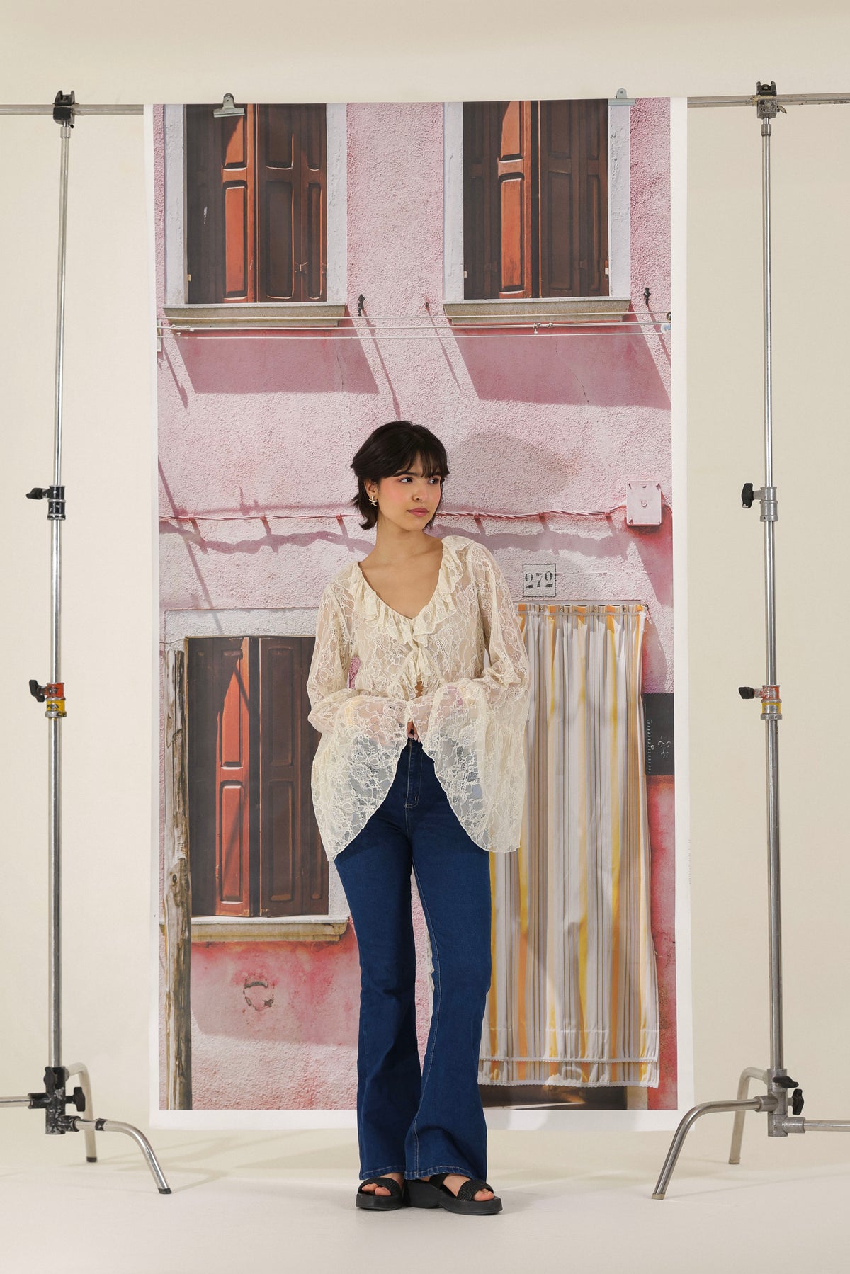 Vintage Veil Lace Top