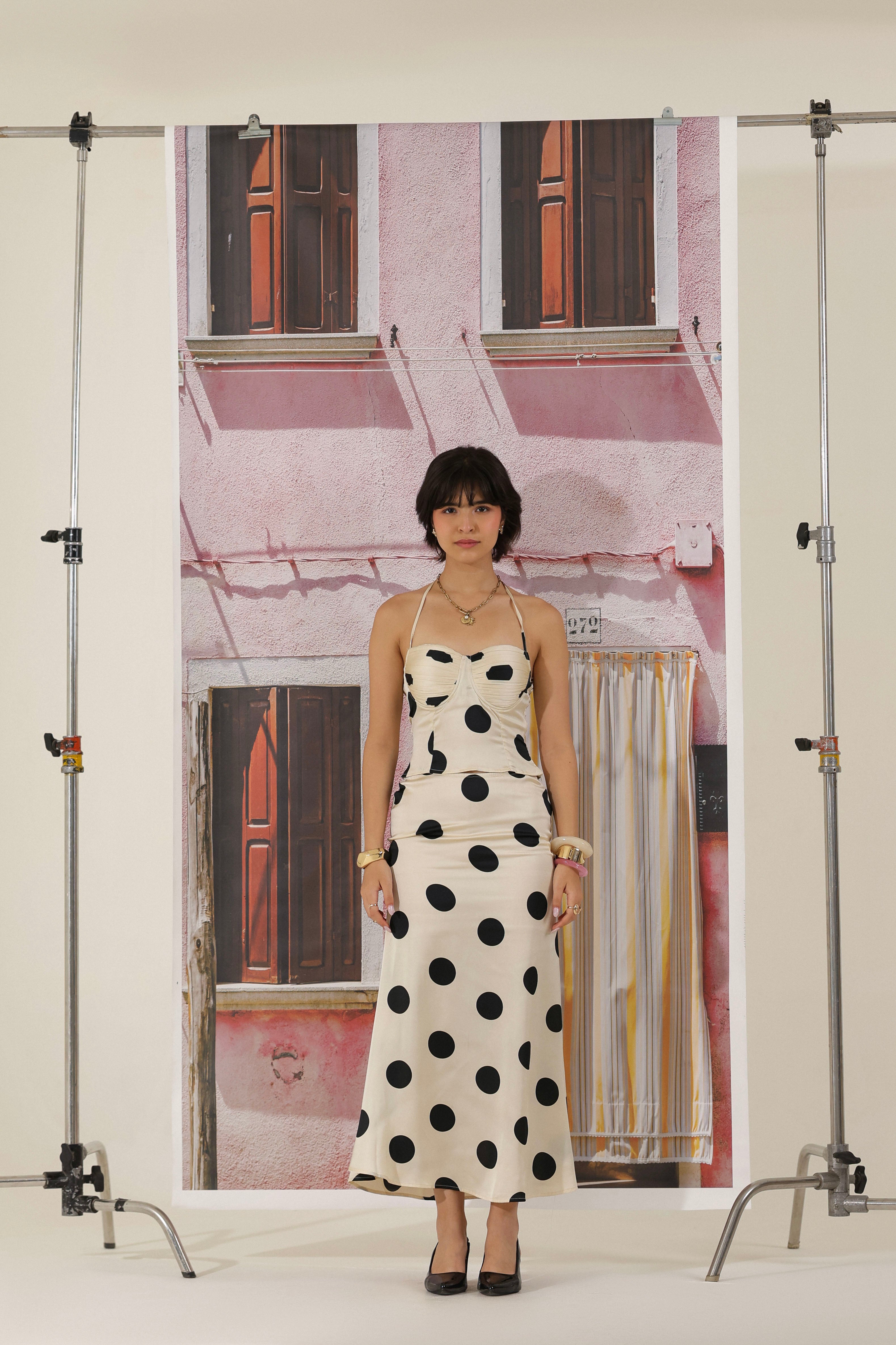 Espresso Martini Polka Dot Skirt