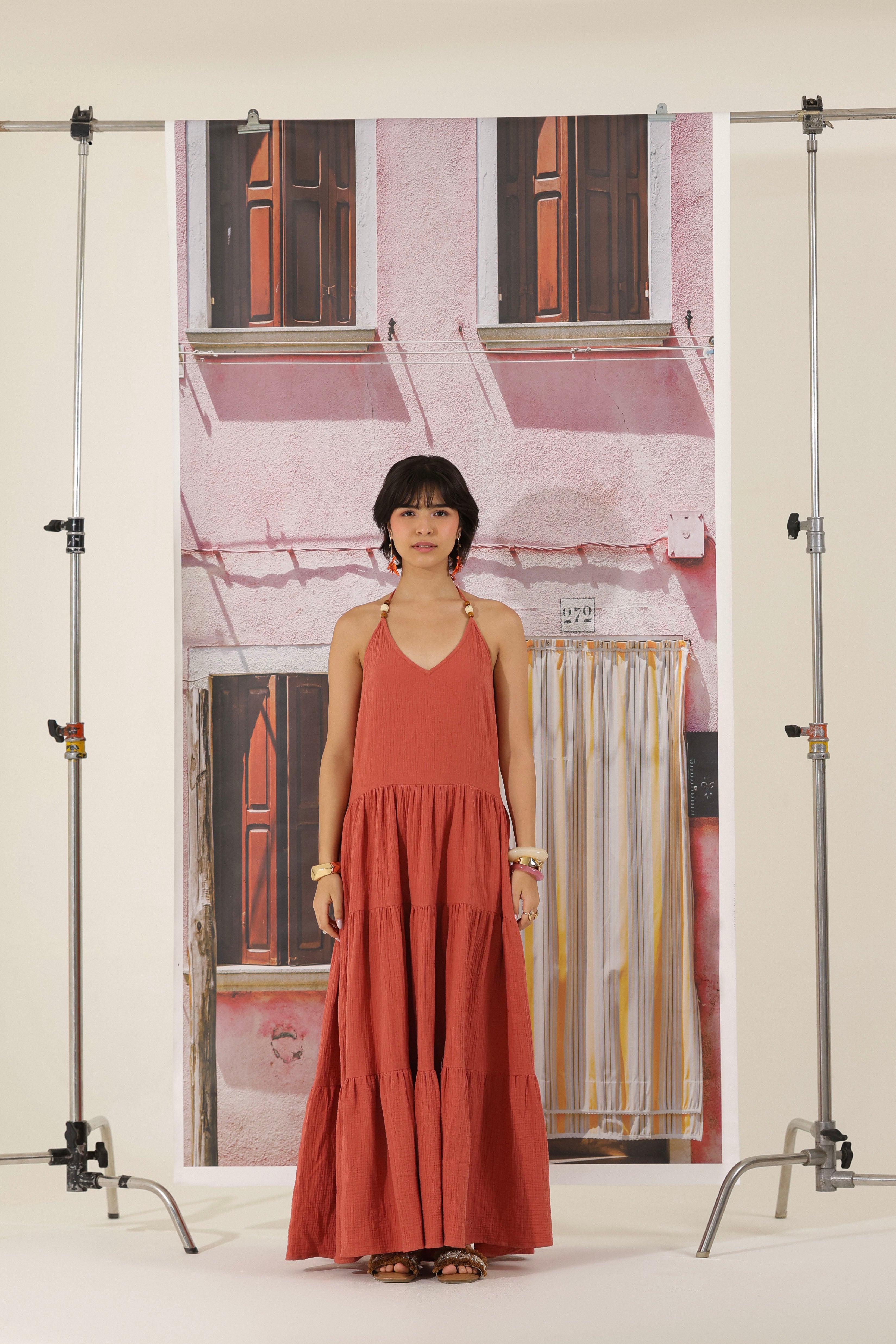 Cinnamon Coast Maxi Dress