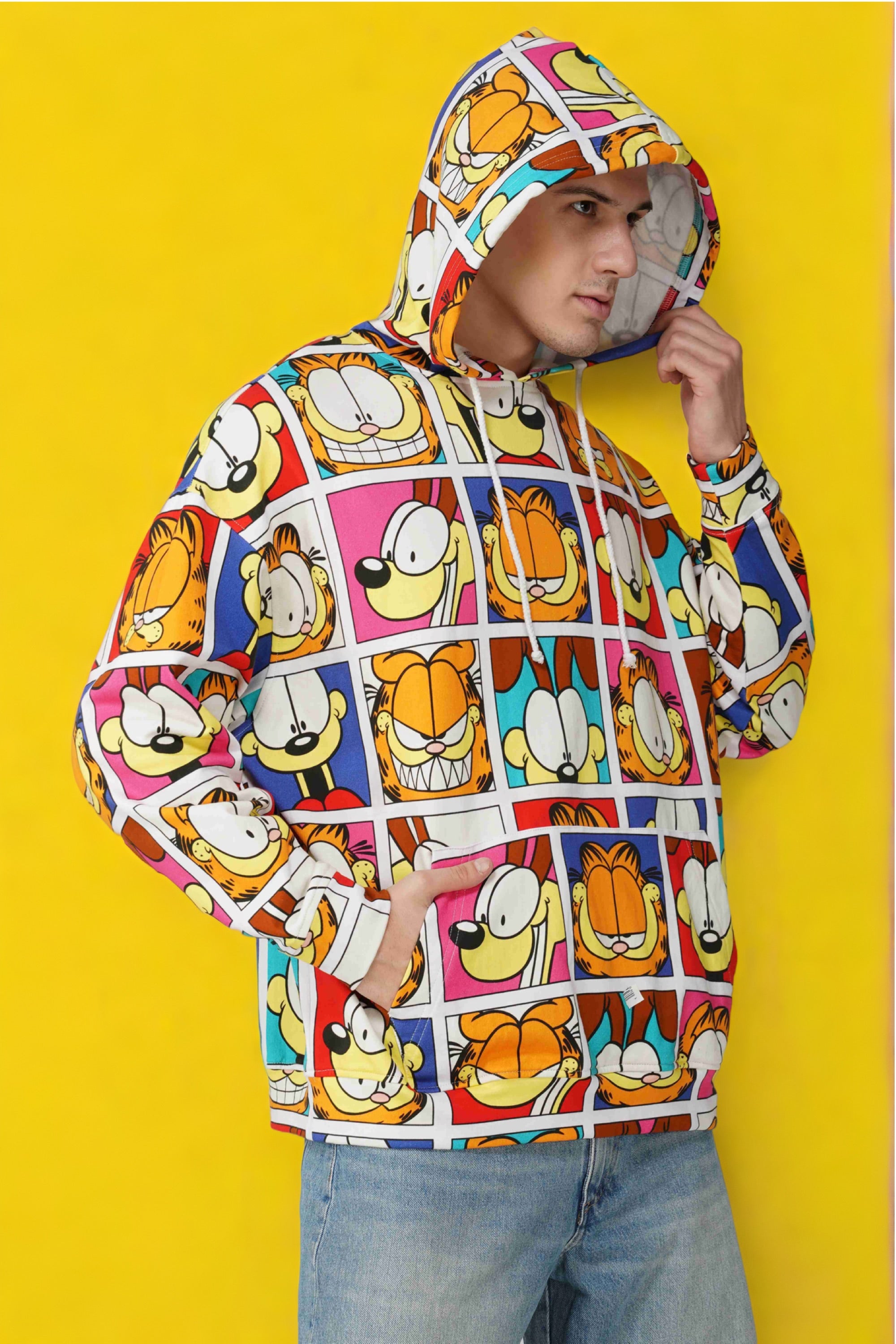garfield-expressions-collage-printed-oversized-men-s-hoodie