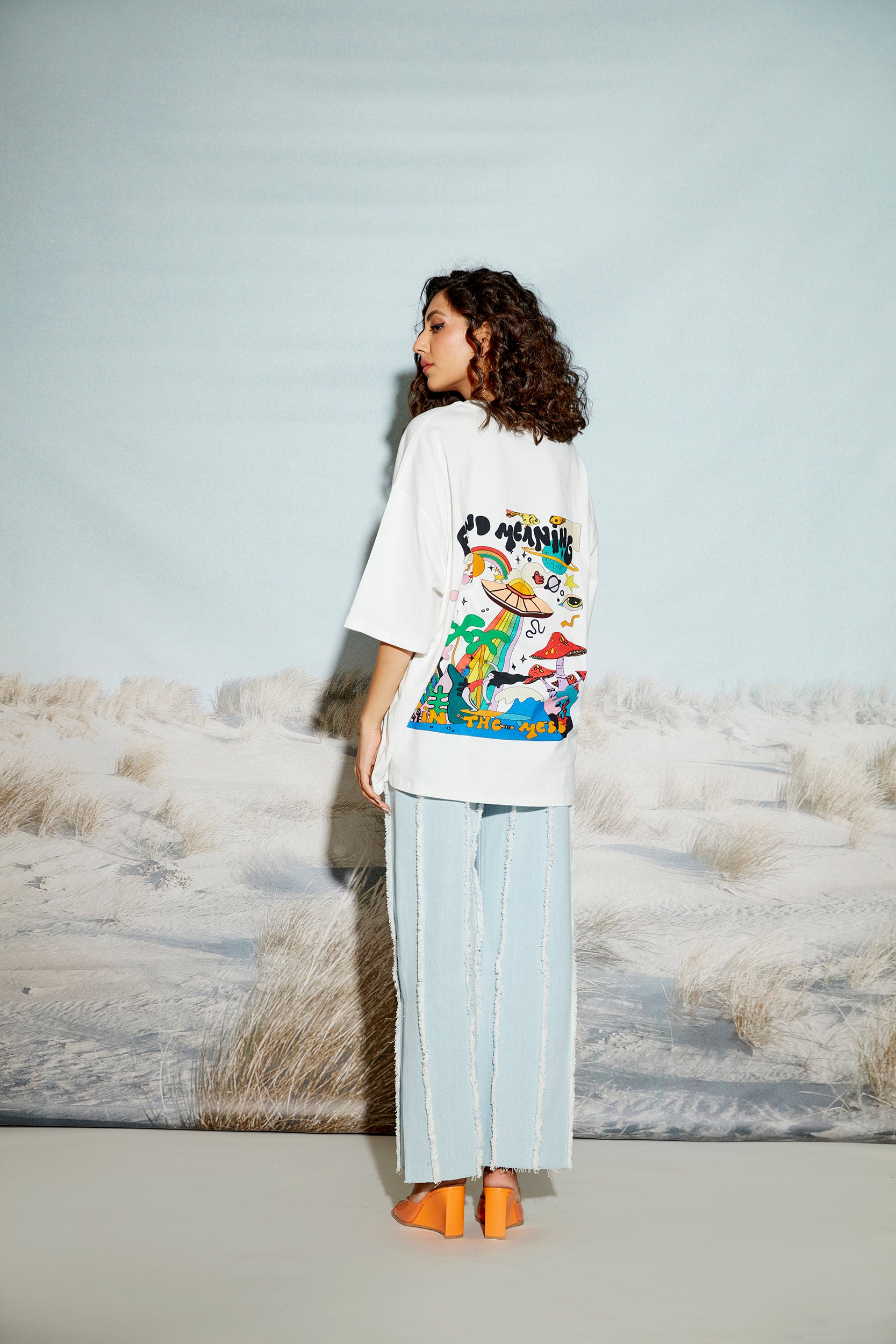 Find Meaning In The Mess Oversized T-shirt