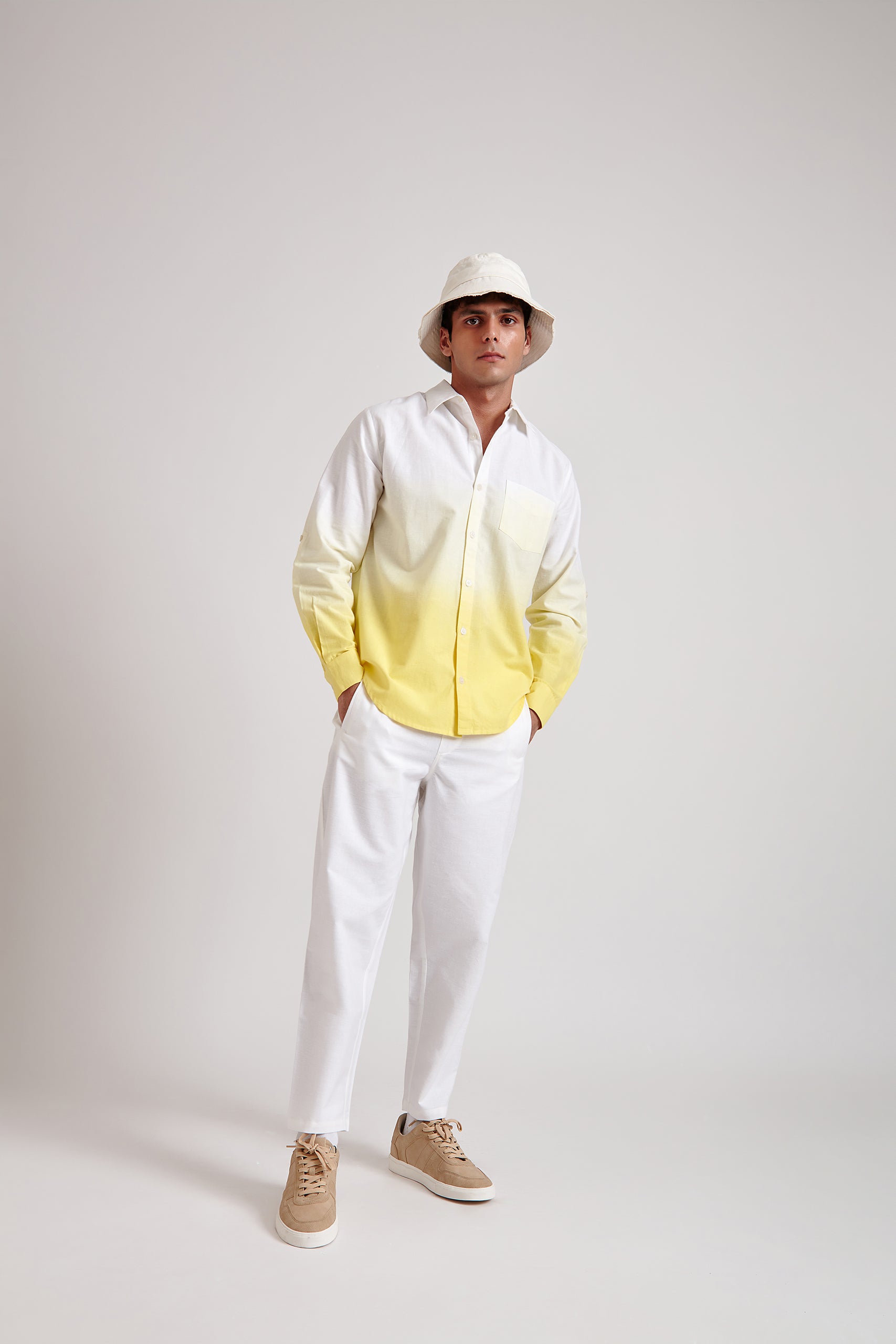 Ombre Shirt and Trouser Set