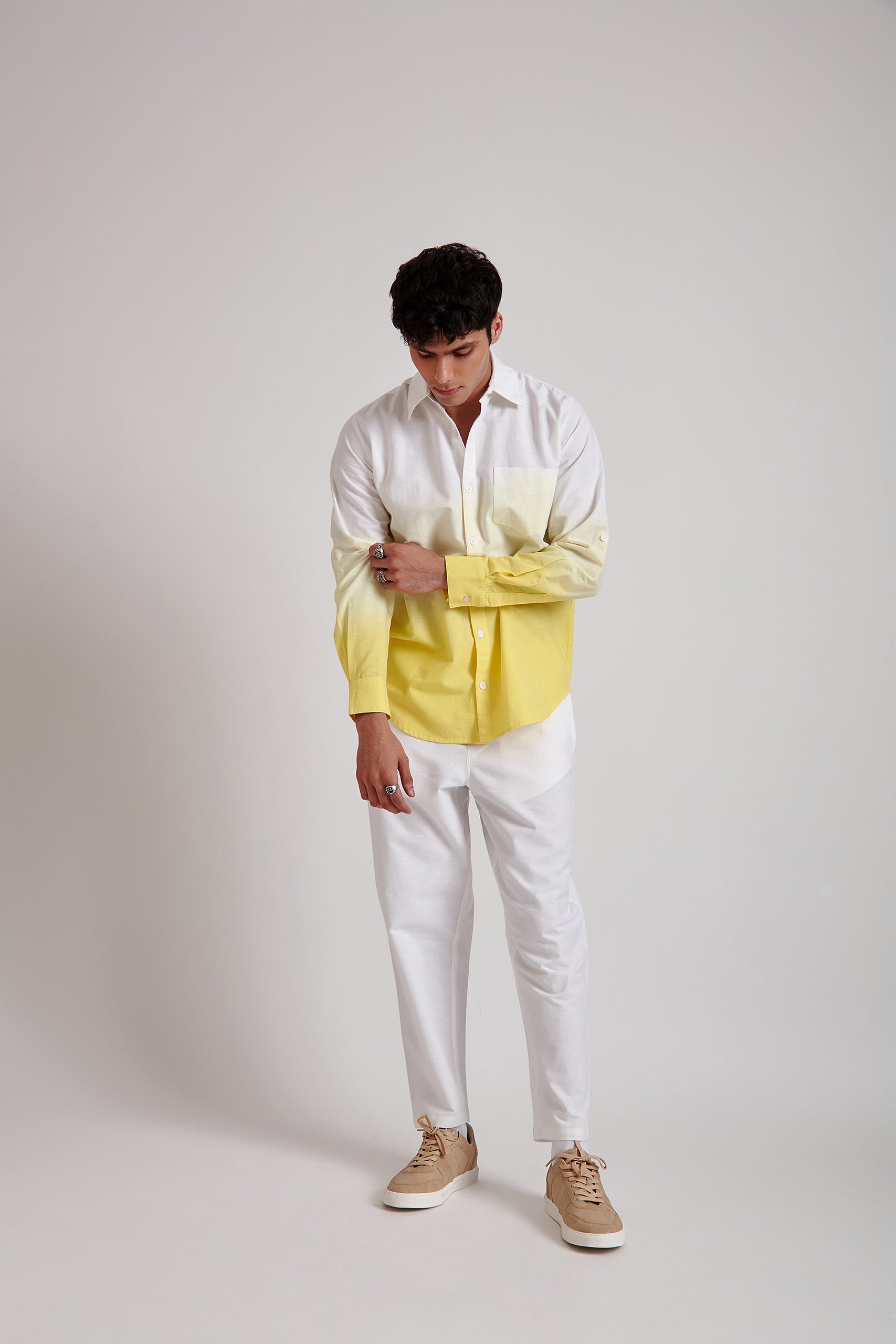 Ombre Shirt and Trouser Set