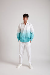 Ombre Shirt and Trouser Set