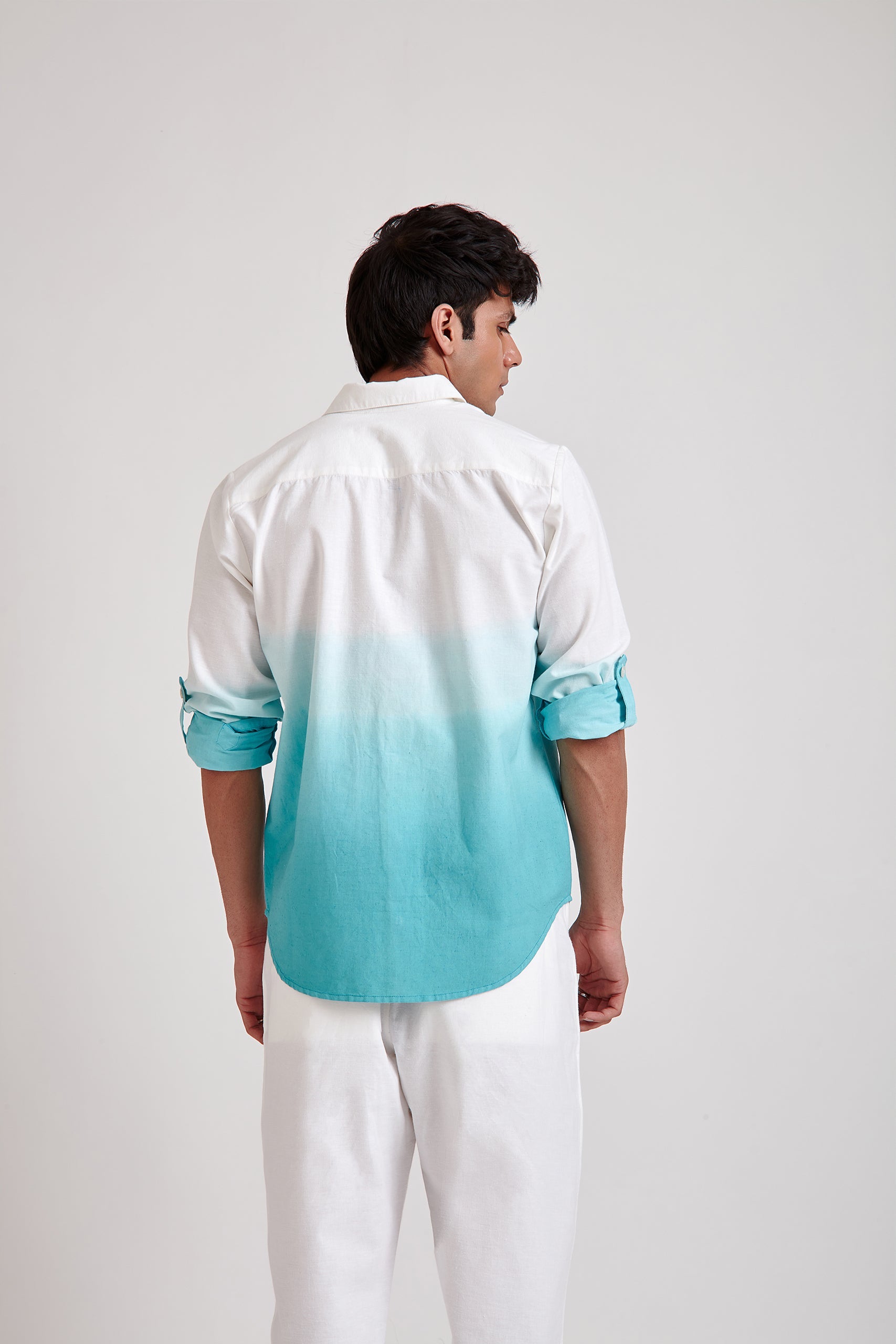 Ombre Shirt and Trouser Set