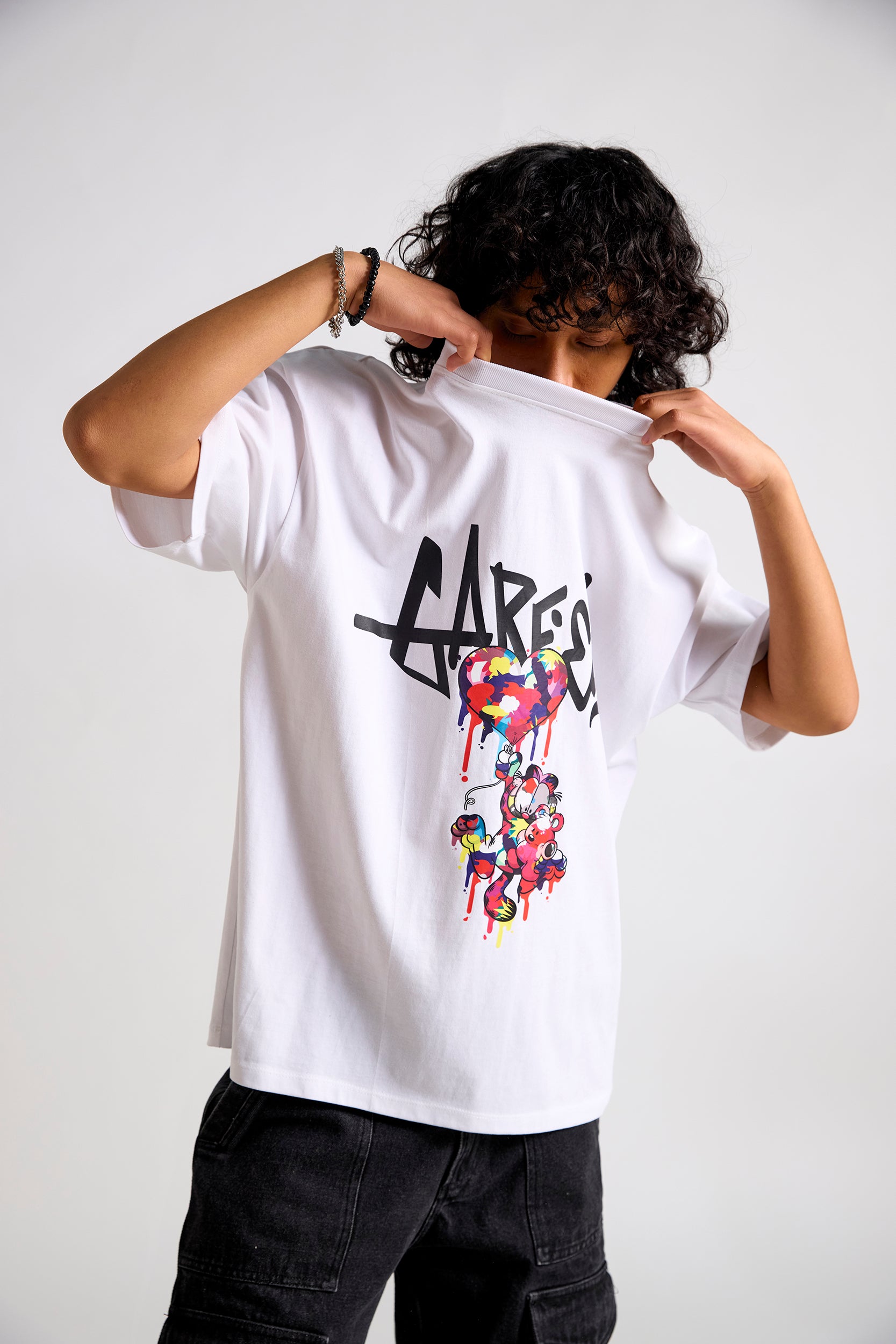Garfield:High on Love Men's Oversized T-shirt