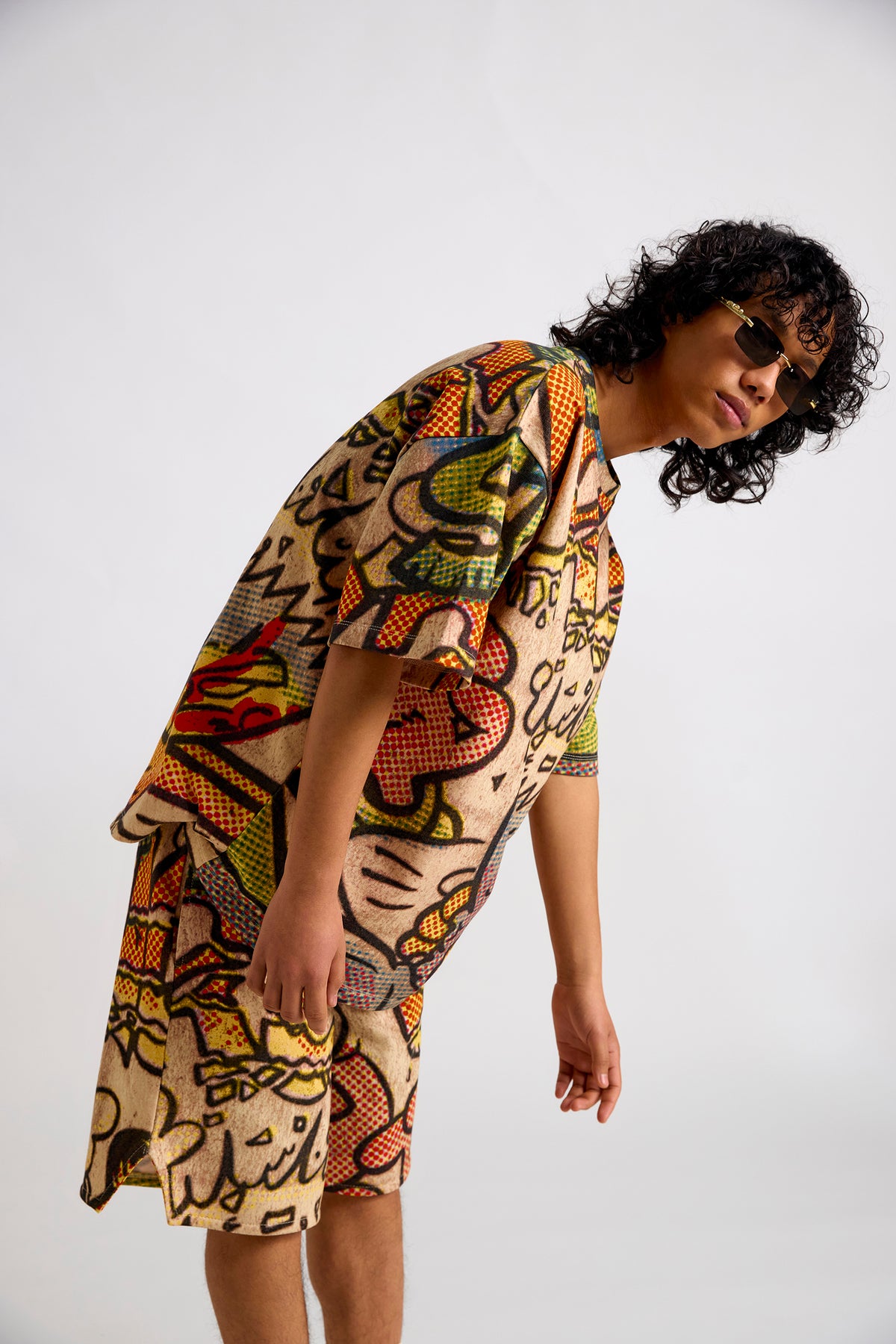 Garfield:Blown Out Men's Oversized T-shirt