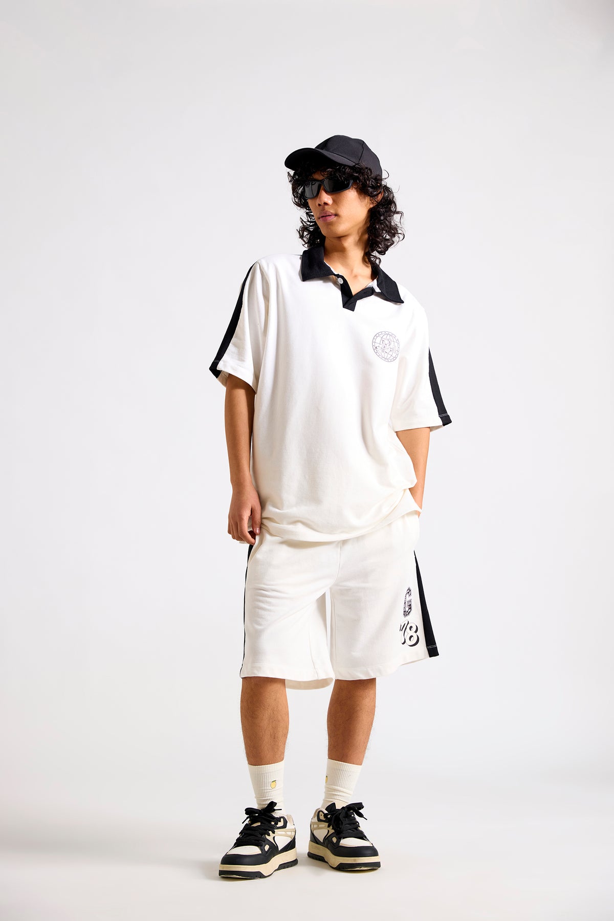 Garfield:1978 University Men's Oversized Polo T-shirt