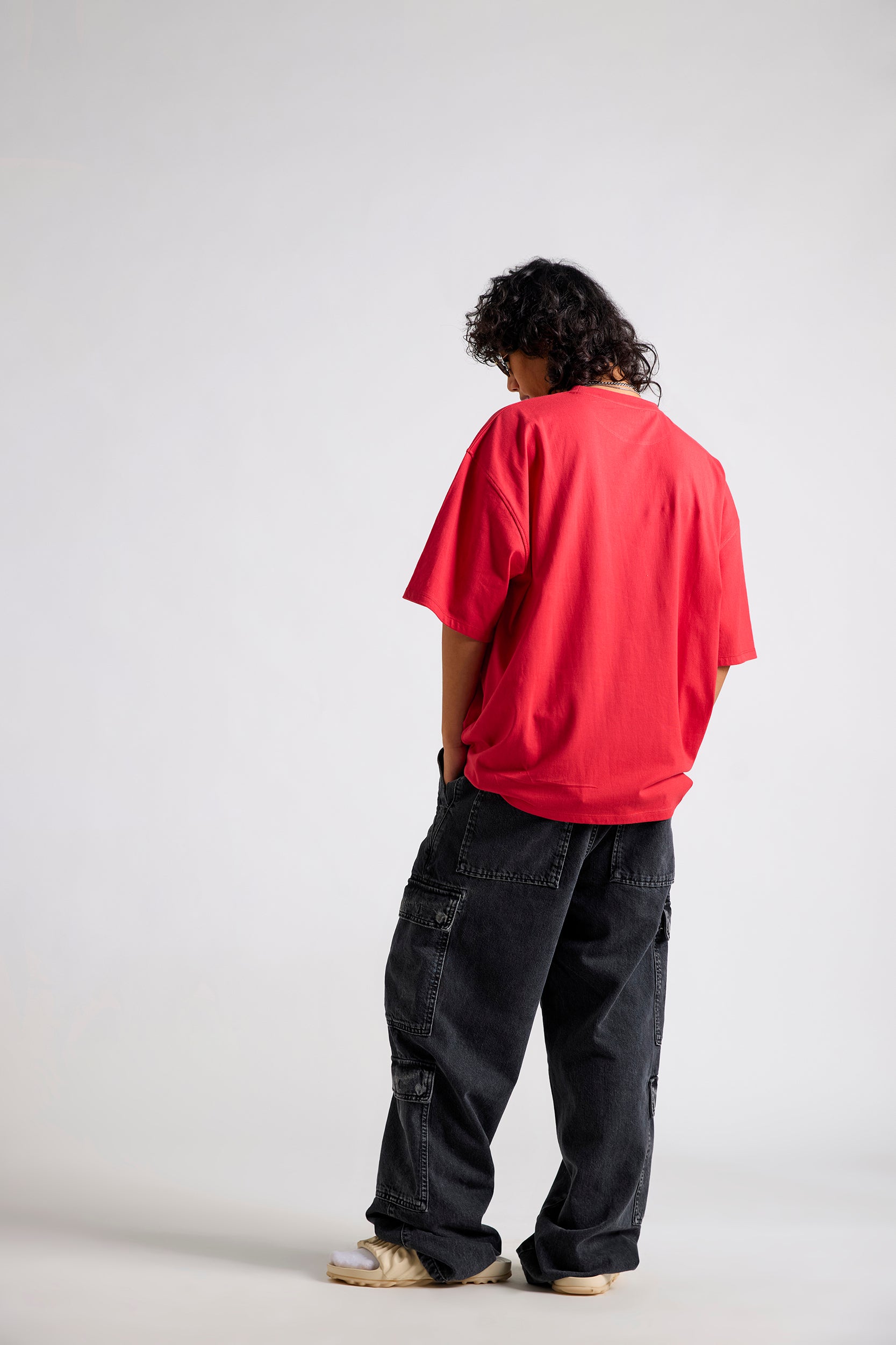 Spongebob:Sharp Skillz Men's Oversized T-shirt