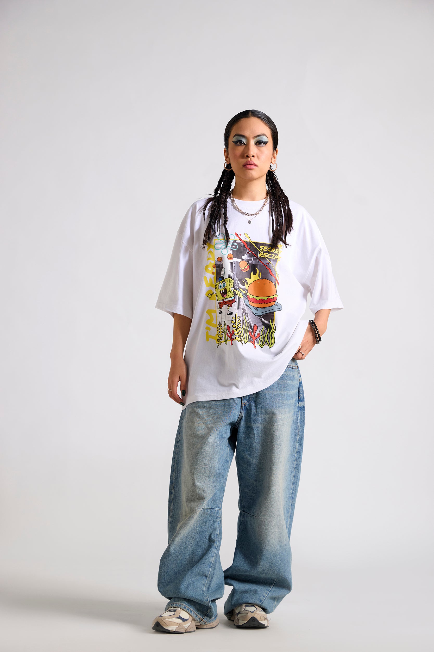 Spongebob:The Secret Recipe Oversized T-shirt