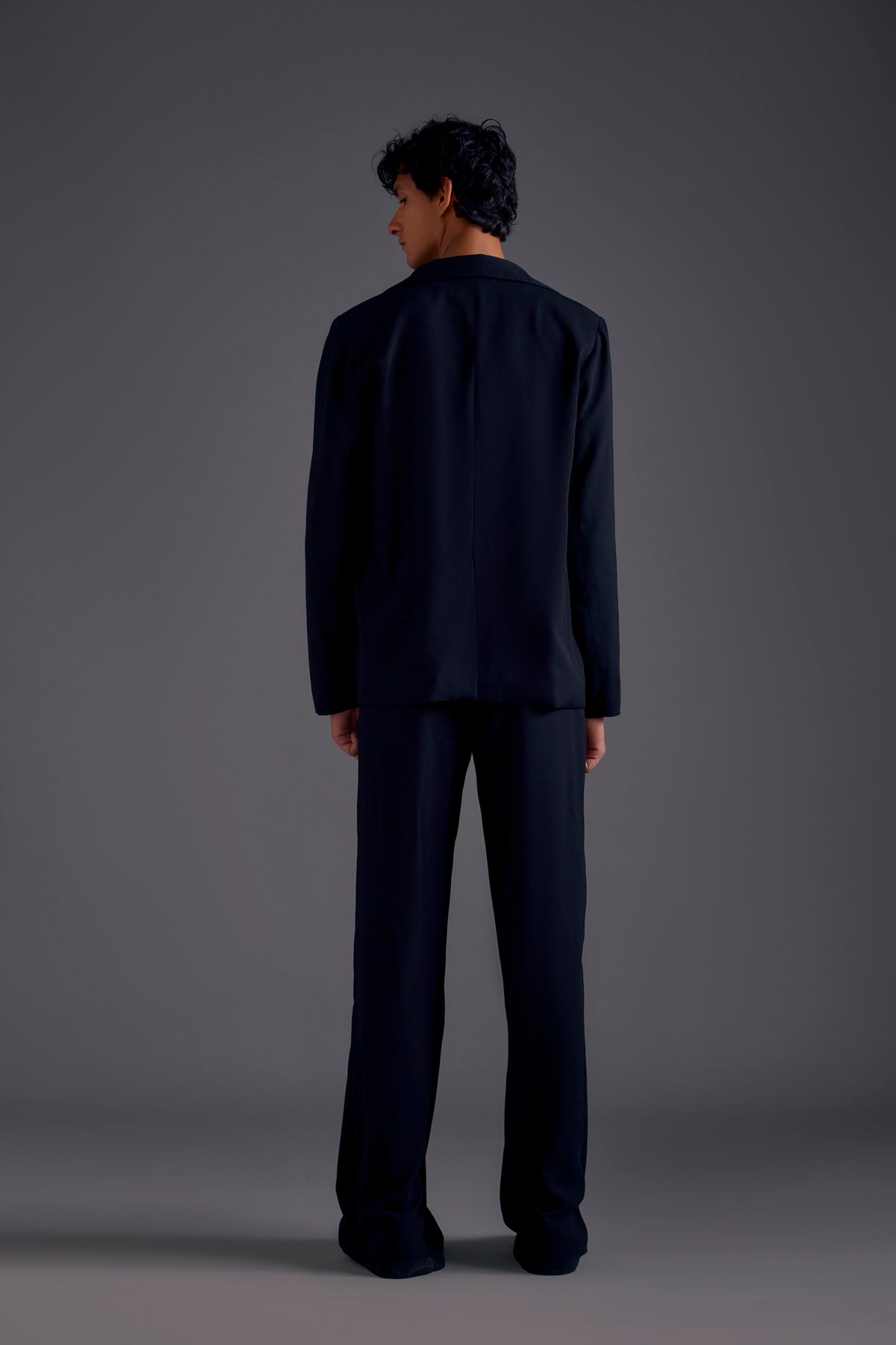 Black Heathermoss Blazer