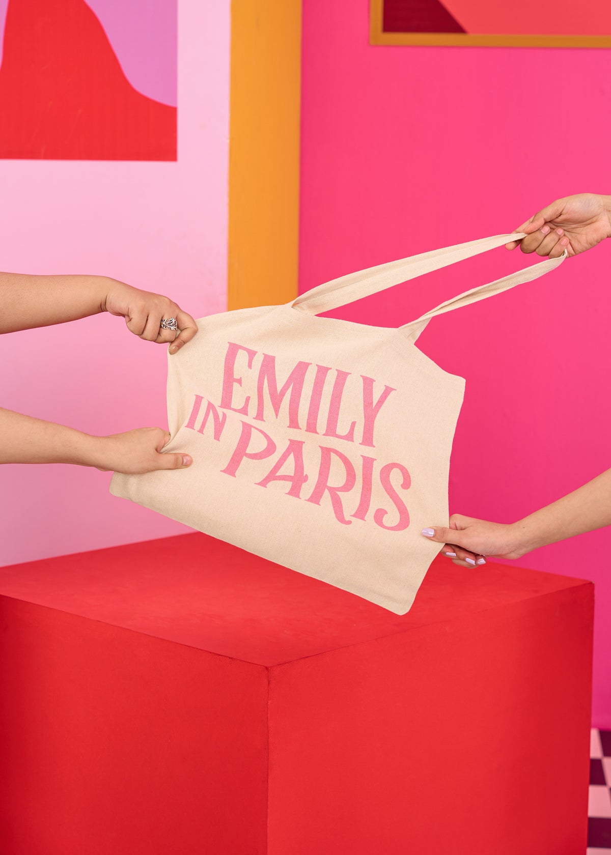 Emily in Paris: Off-White Tote Bag