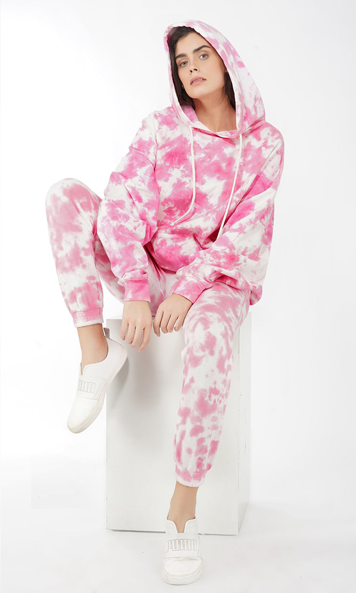 Tie & Dye Over-sized Hoodie and Joggers Set