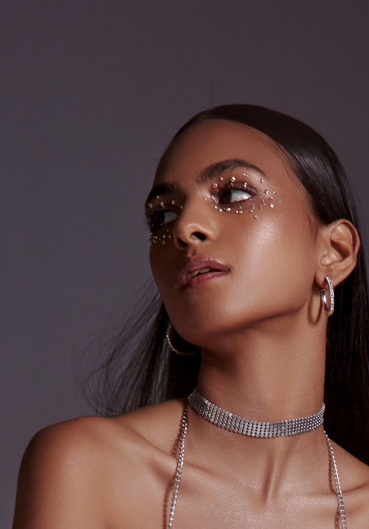 Slim Choker Necklace-Silver