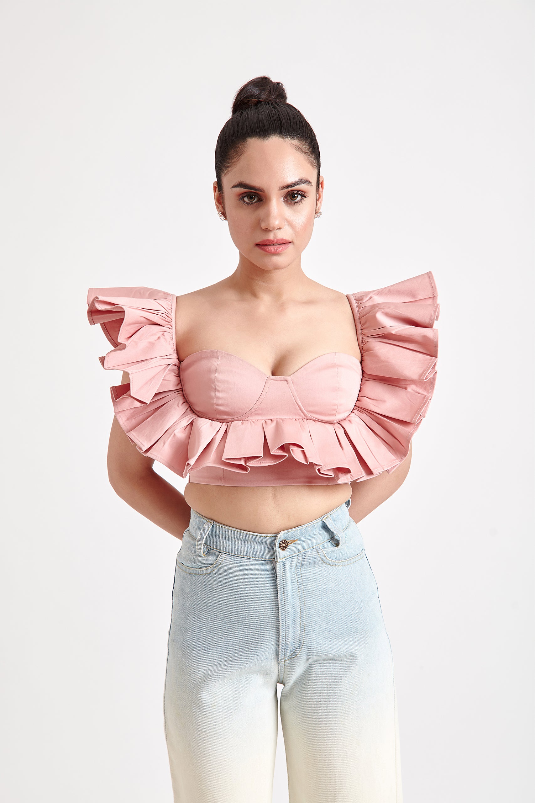 Ruffled Crop Top