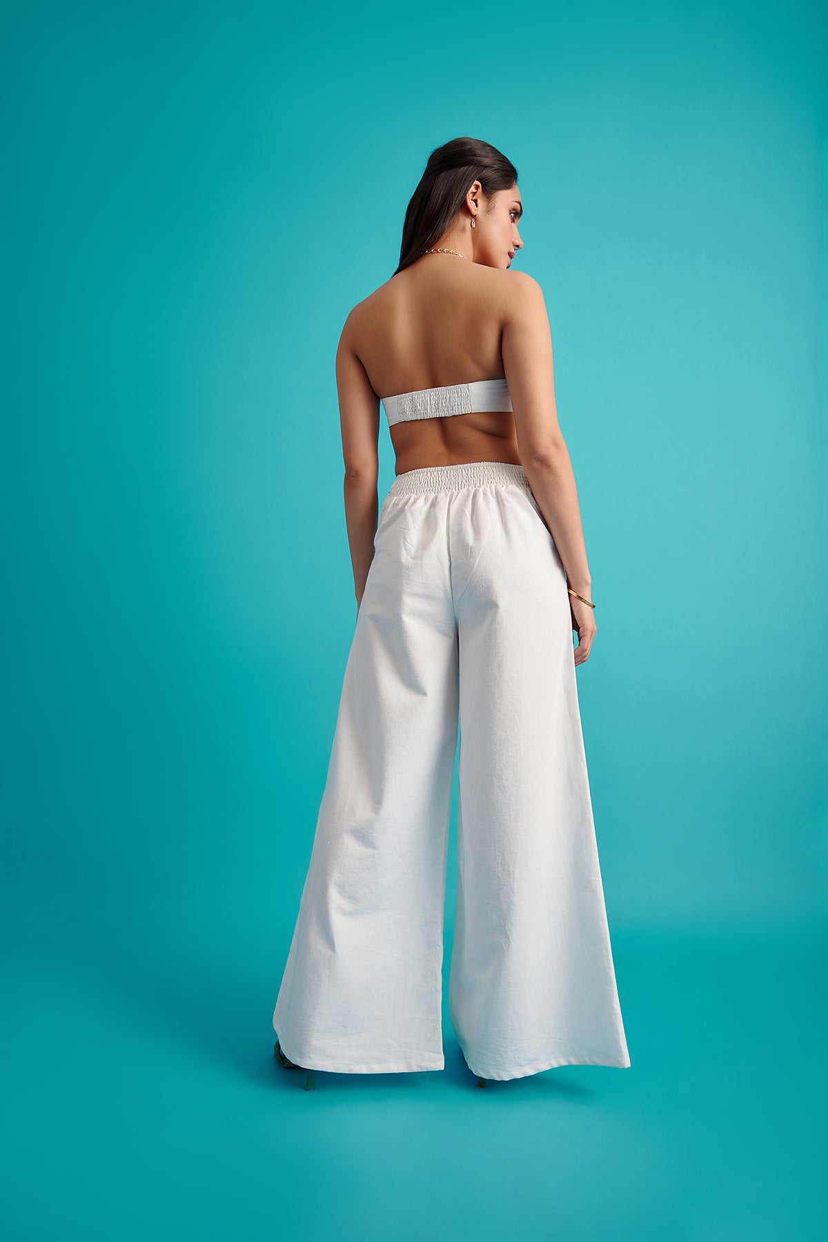 Side Cut-Out Flare Pants