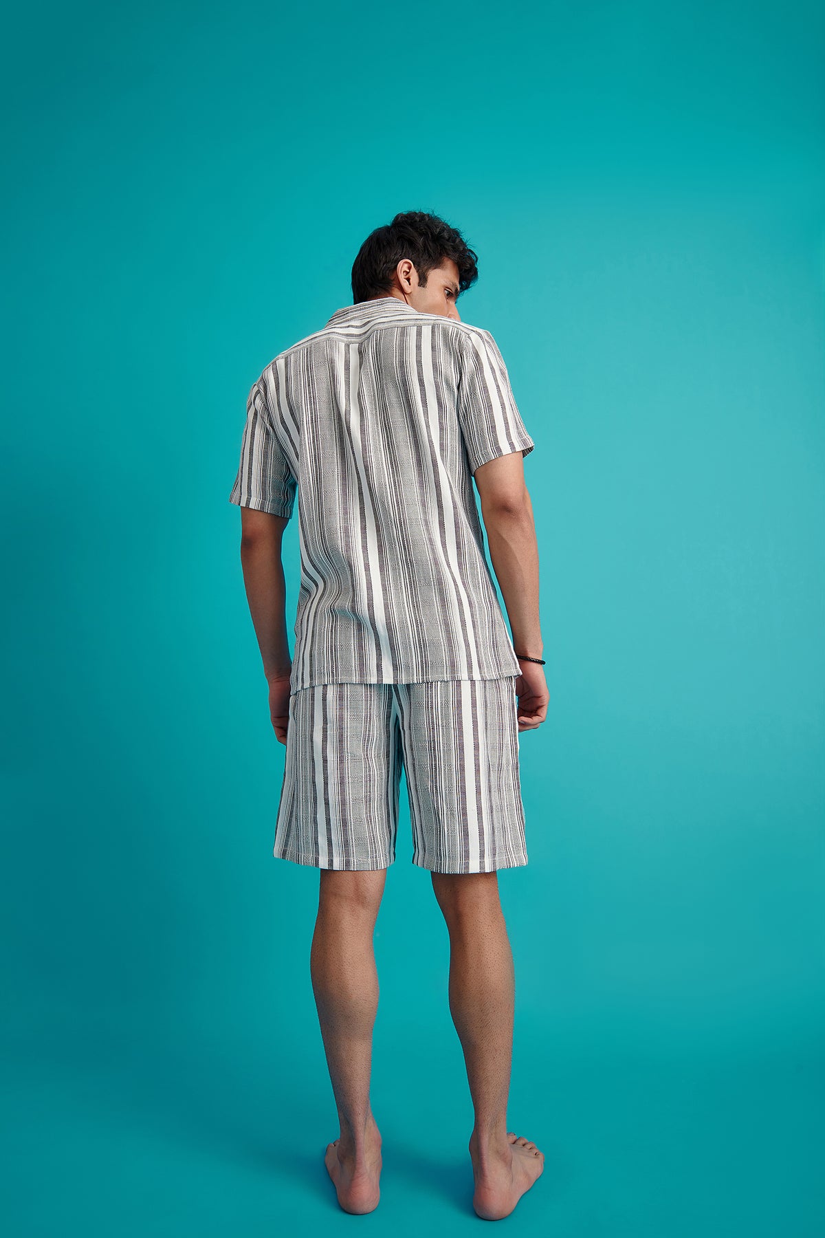 Striped Textured Weave Shirt