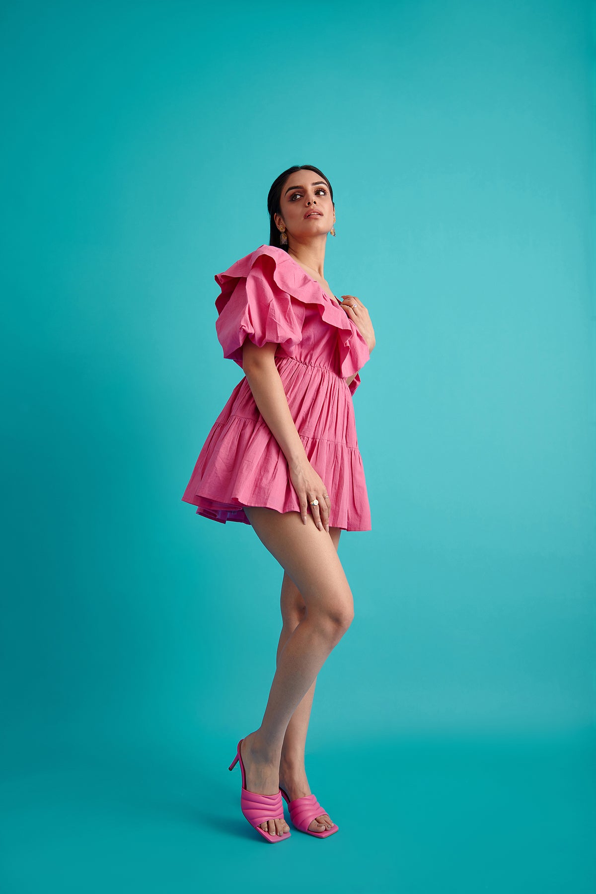 Statement Ruffle Dress
