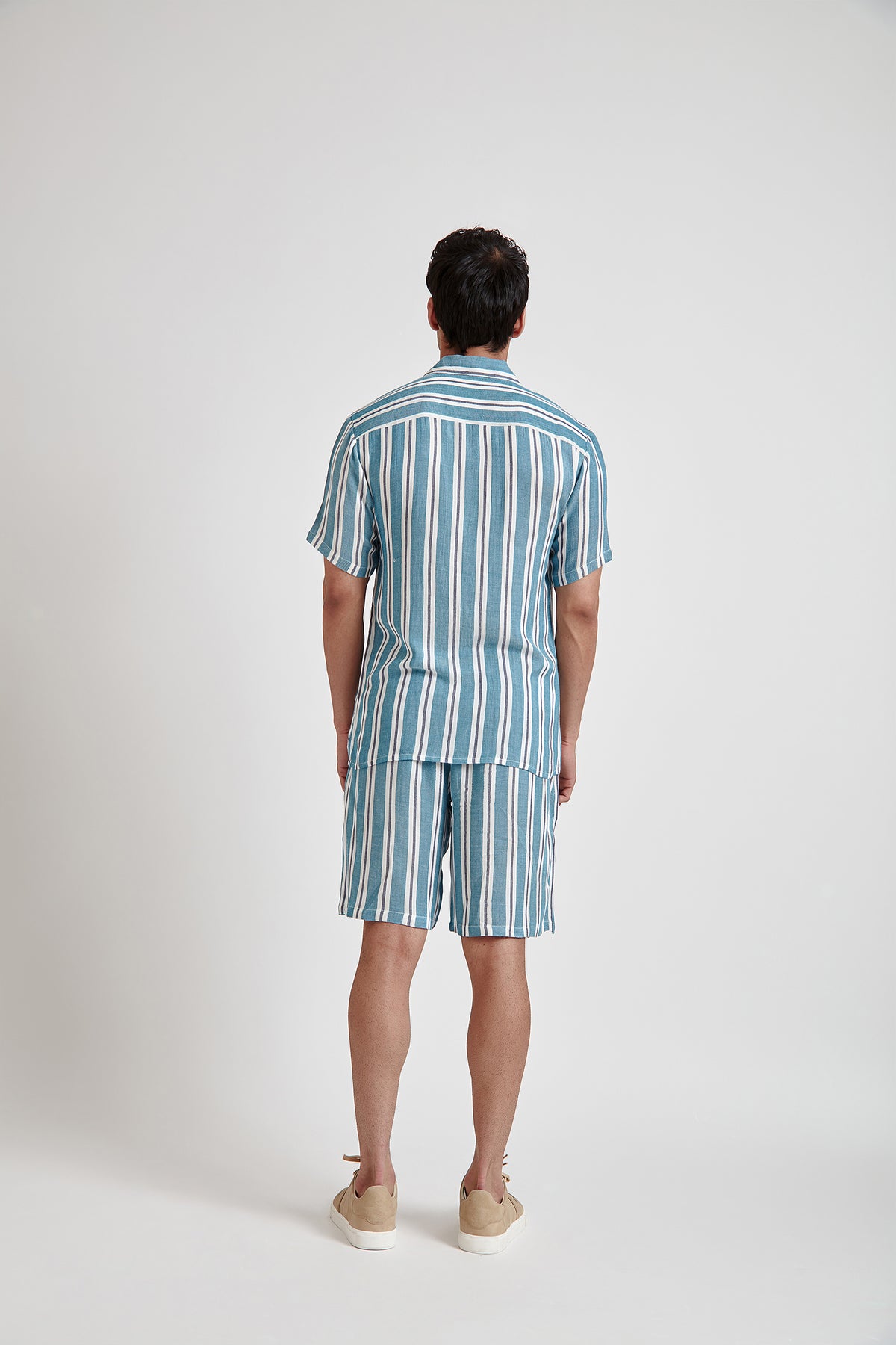 Striped Short-Sleeves Shirt