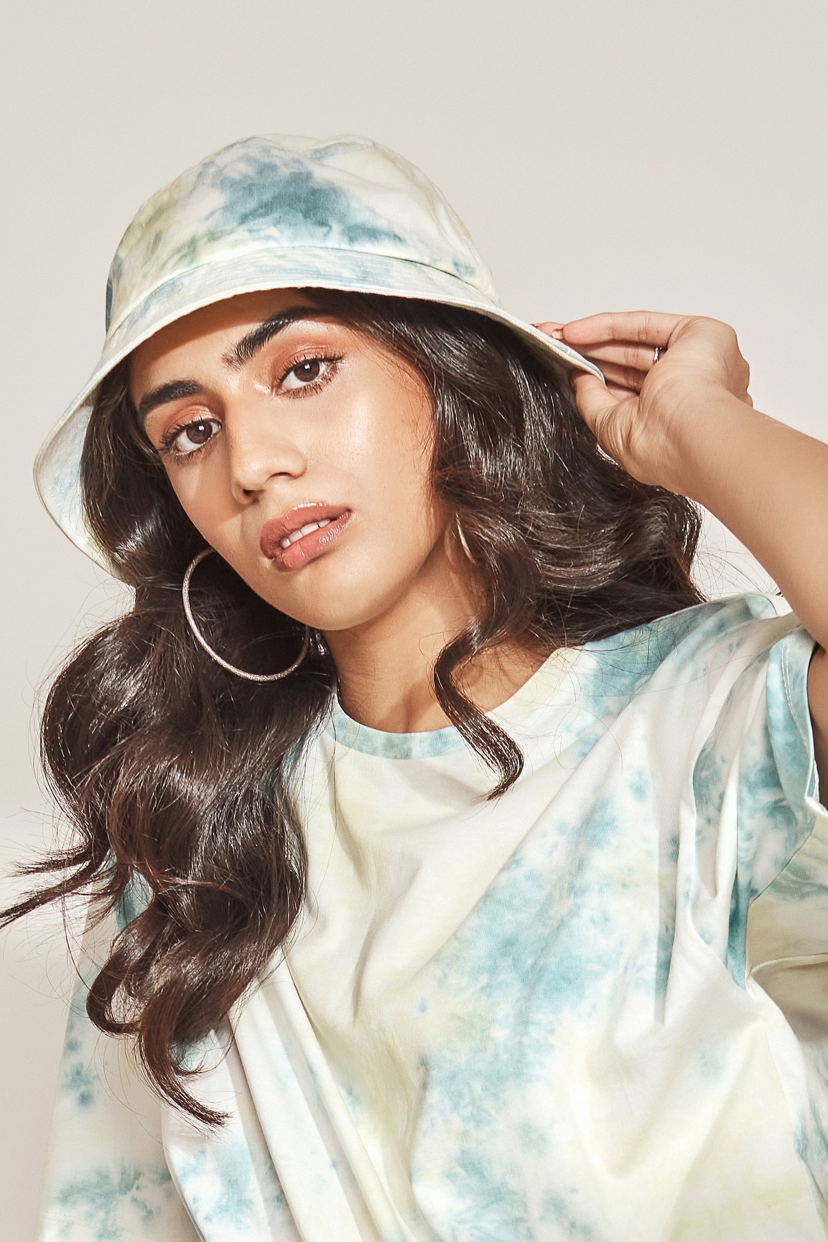 Tie & Dye Bucket Hat- Blue