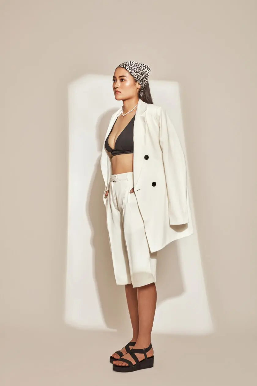 White Bermuda Shorts