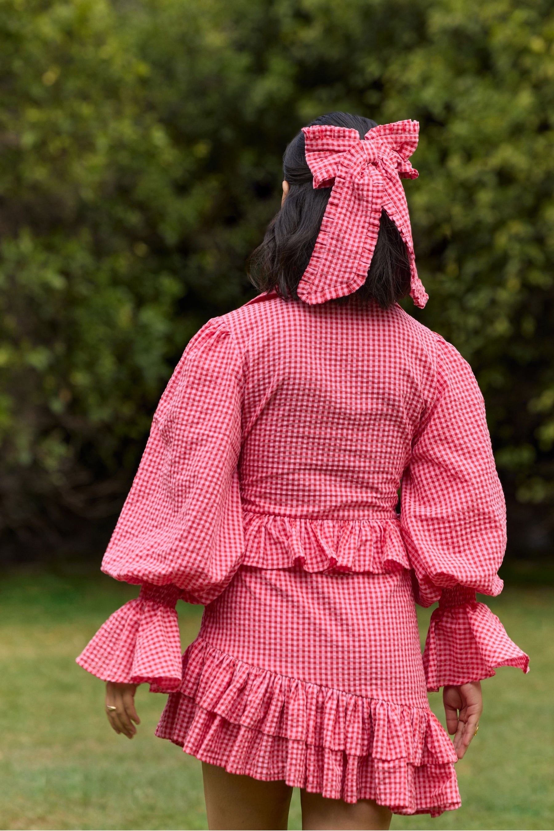 Red Gingham Dress