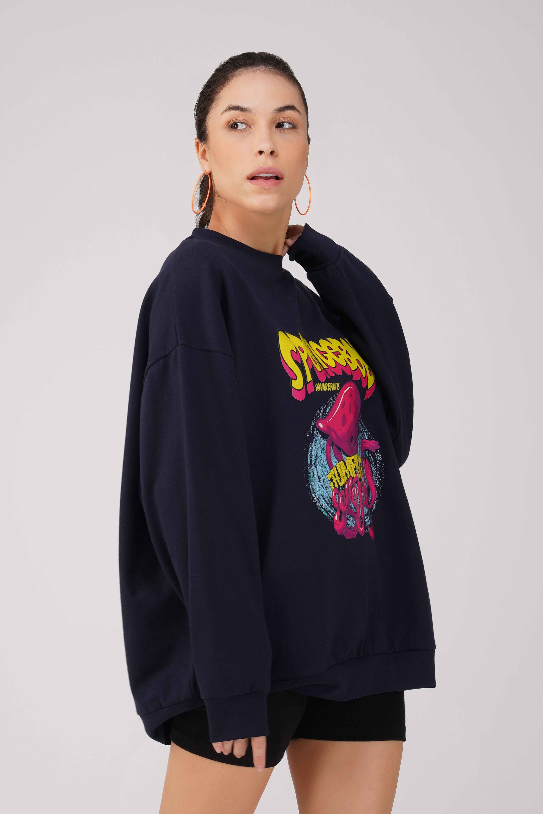 SpongeBob: Jumping Jellyfish Oversized Sweatshirt