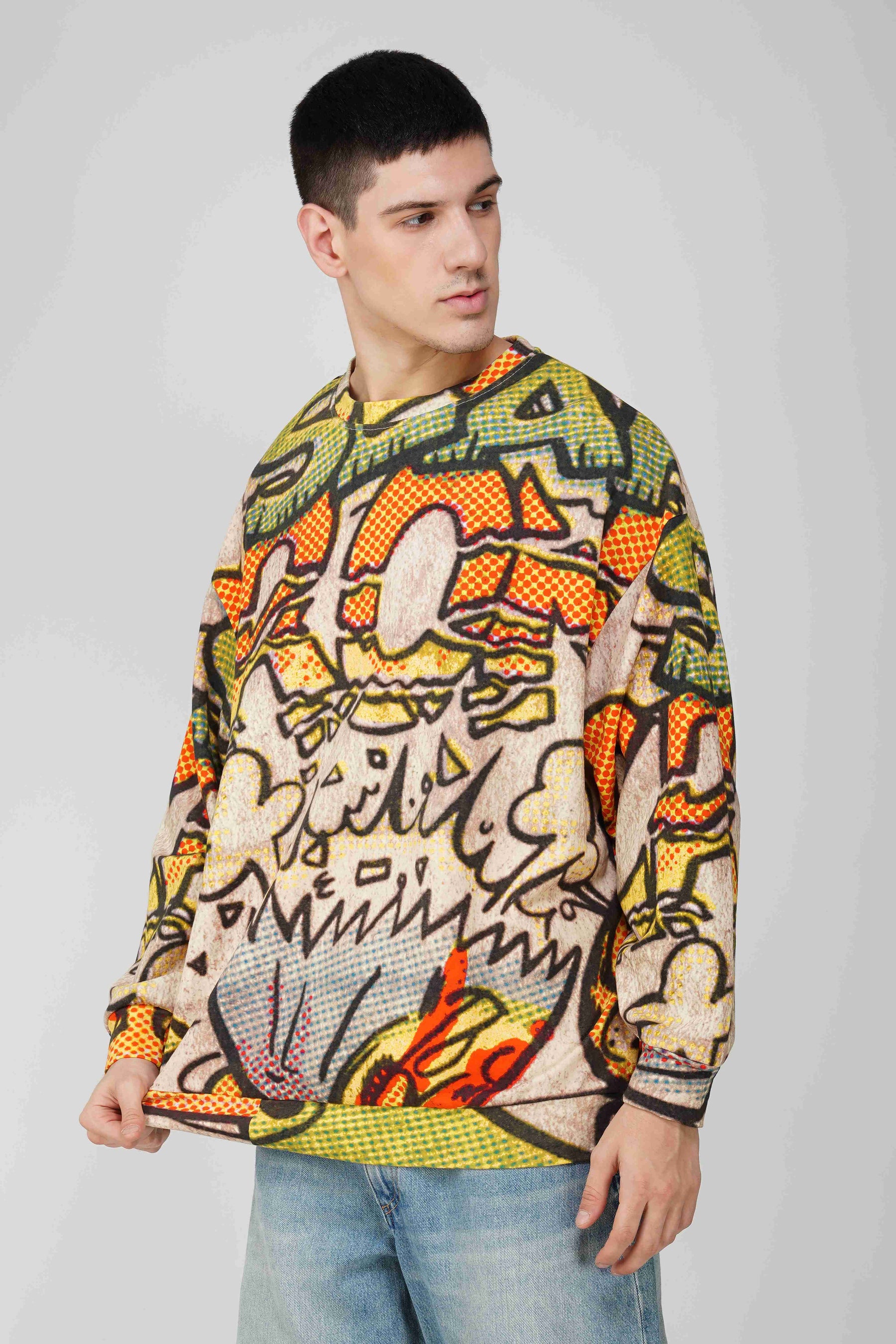 Garfield: Blown Out Oversized Men's Sweatshirt