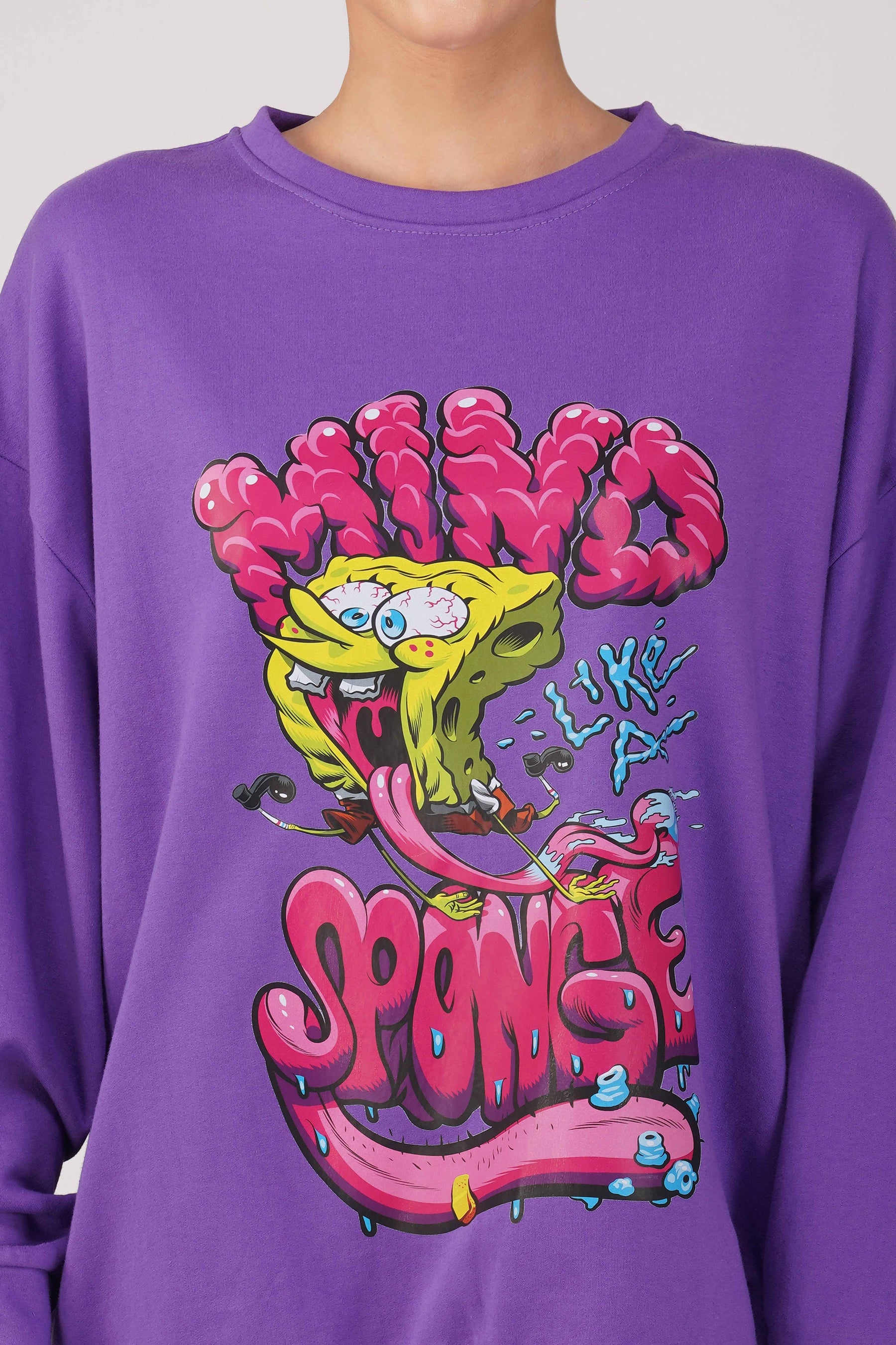 SpongeBob: Mind Like A Sponge Oversized Sweatshirt