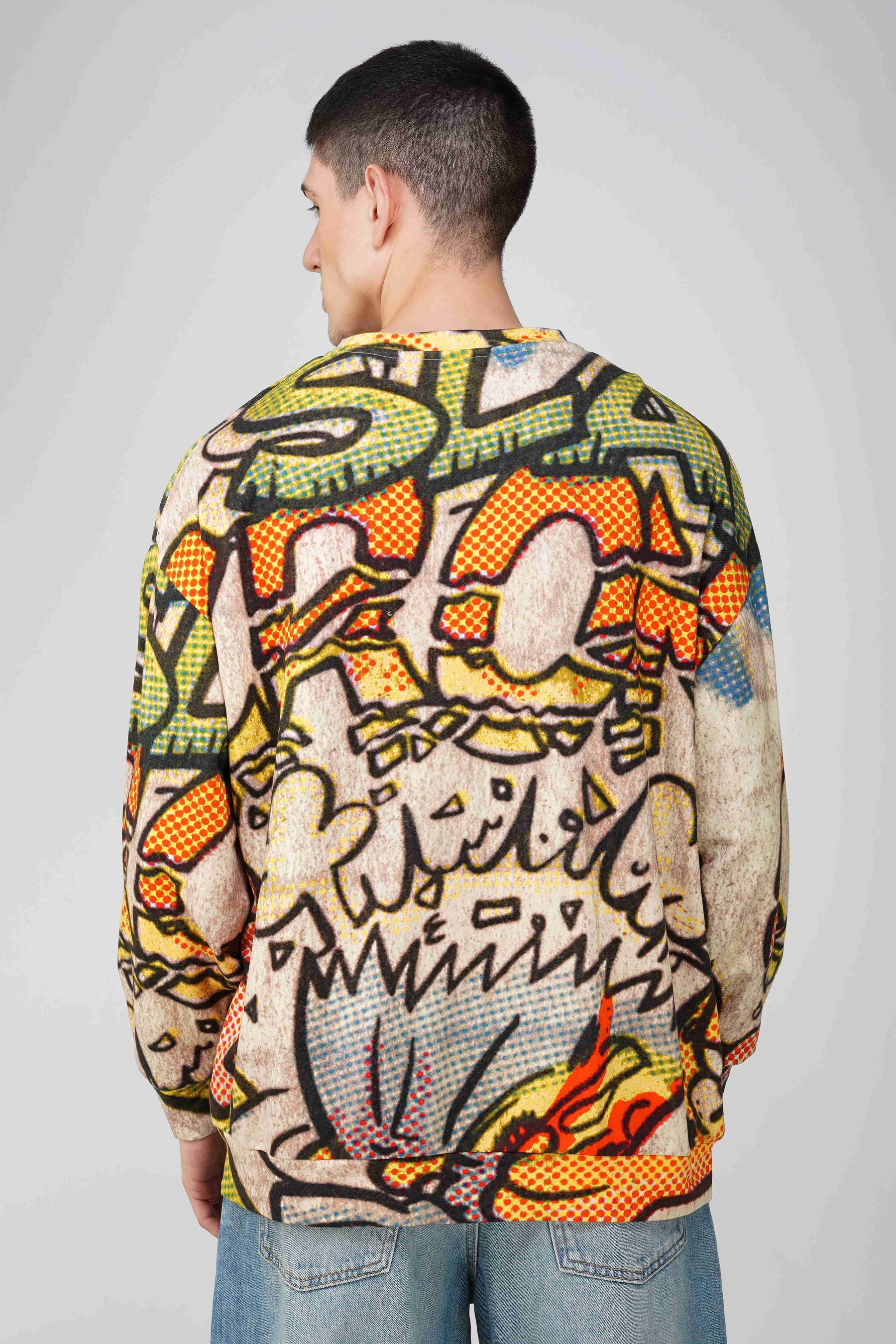 Garfield: Blown Out Oversized Men's Sweatshirt