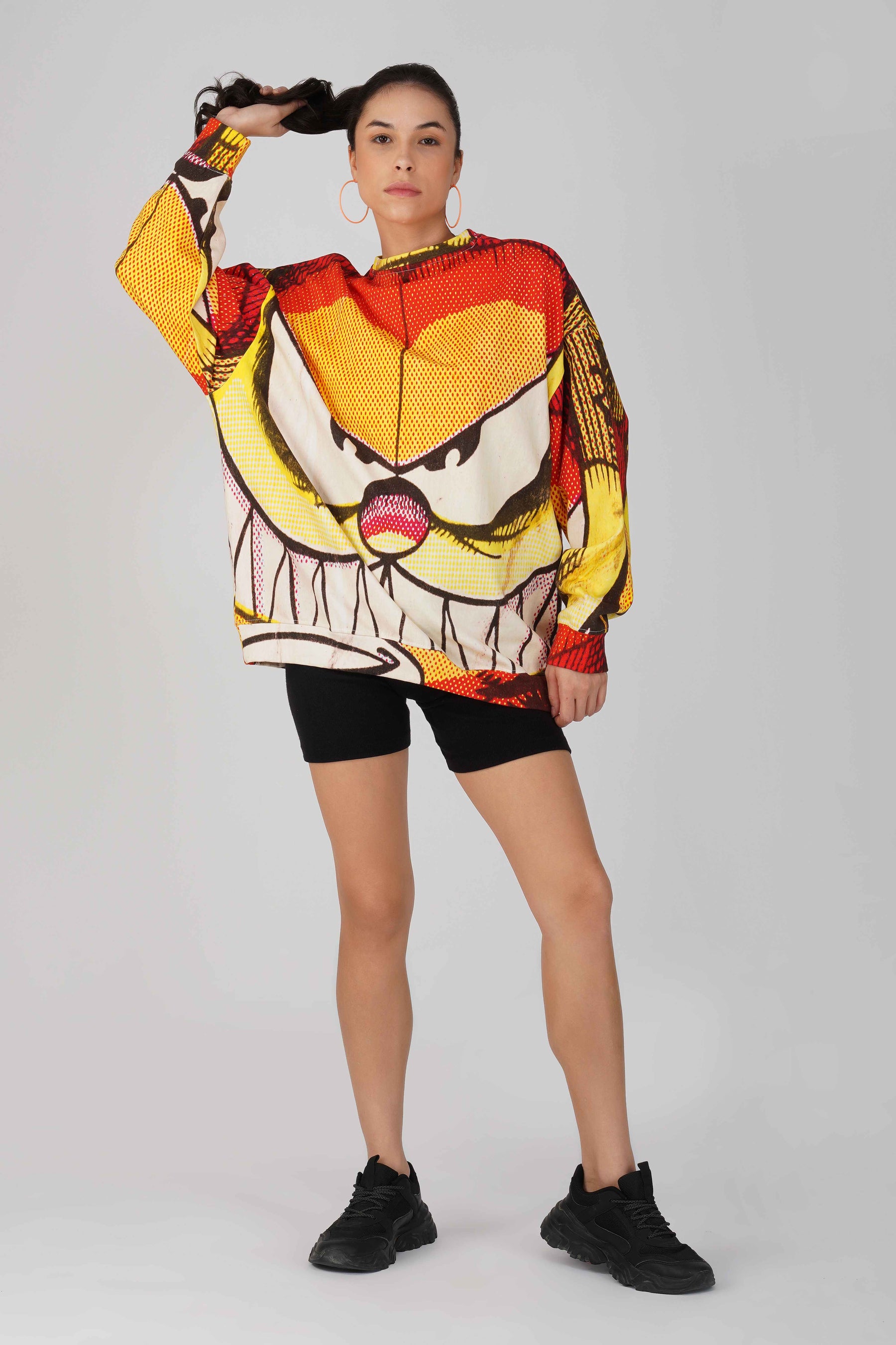 Garfield: Red Teeth Oversized Sweatshirt