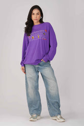 SpongeBob: Off to the Races Oversized T-shirt-Purple