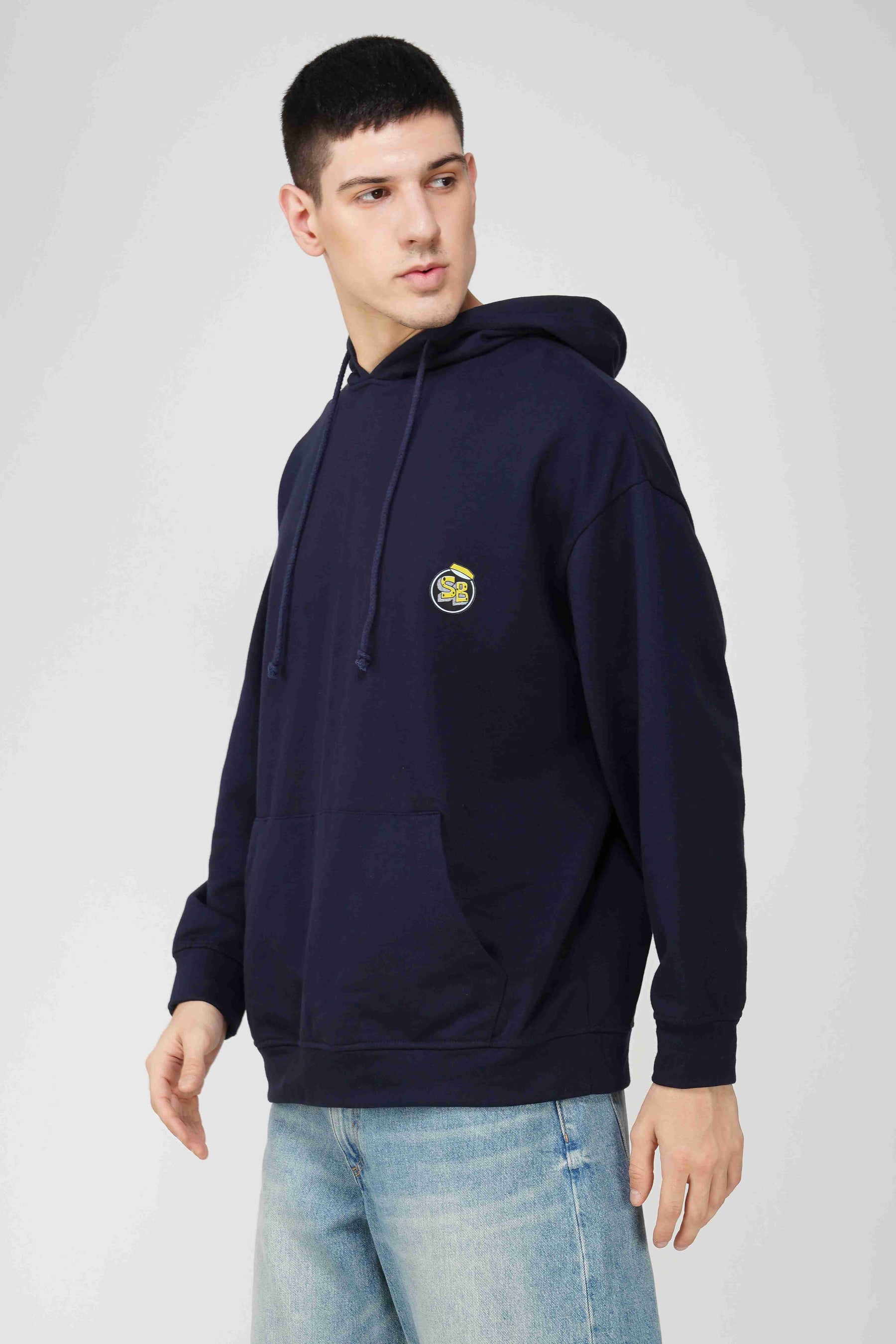 SpongeBob: Gnarly Printed Oversized Men's Hoodie