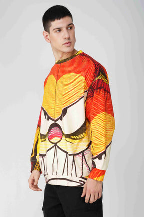 Garfield: Red Teeth Oversized Men's Sweatshirt