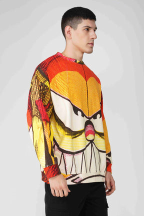 Garfield: Red Teeth Oversized Men's Sweatshirt