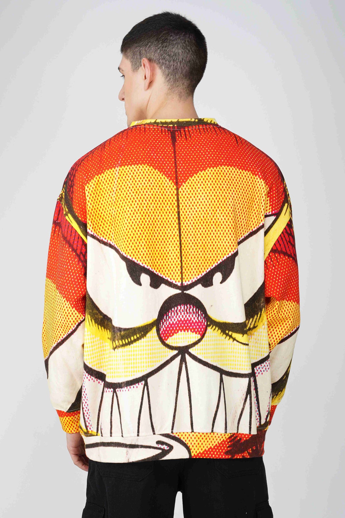 Garfield: Red Teeth Oversized Men's Sweatshirt