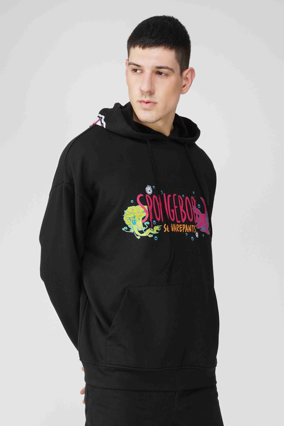 SpongeBob: I Can See You Oversized Men's Hoodie