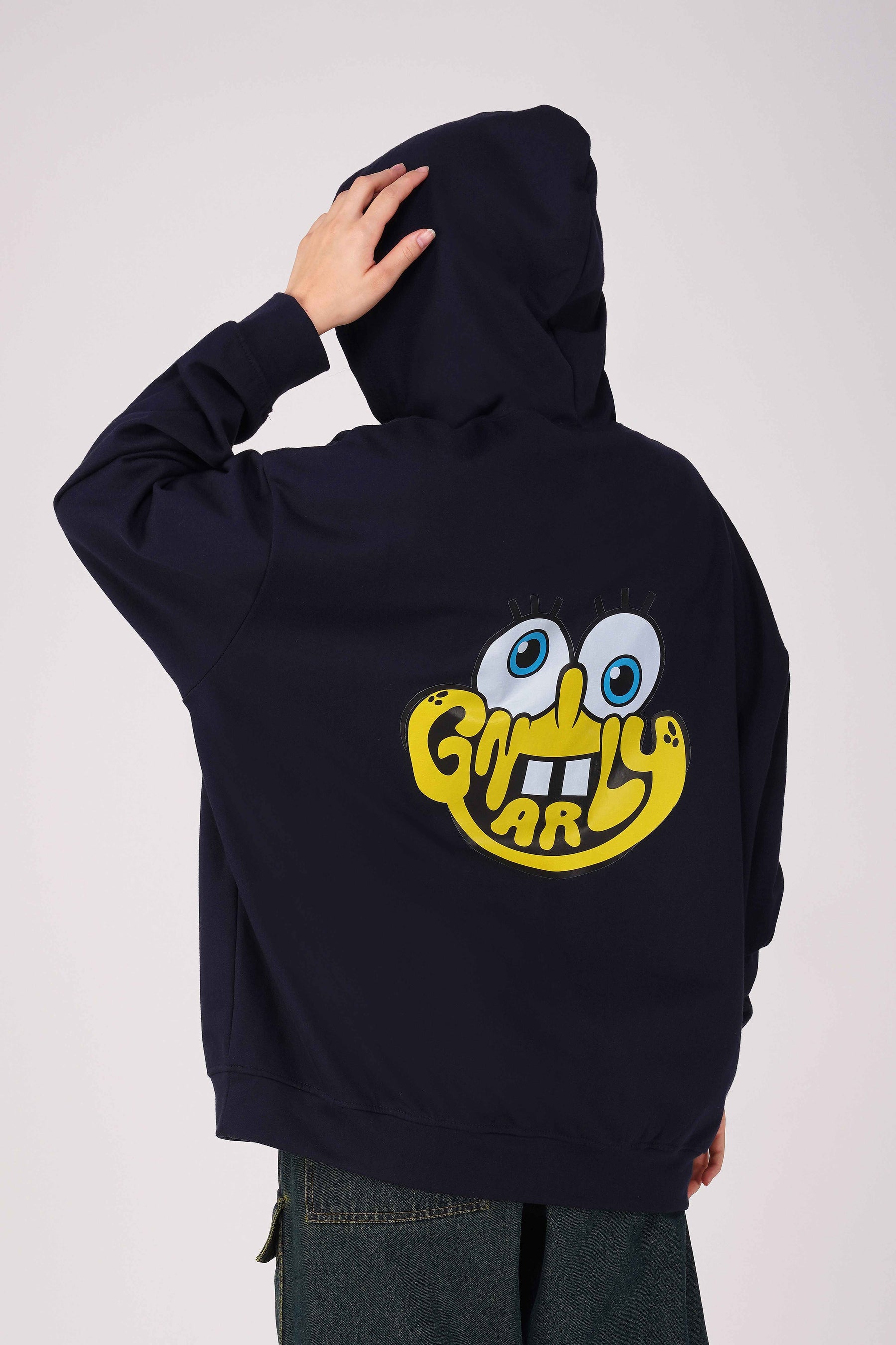 SpongeBob: Gnarly Printed Oversized Hoodie