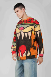 Garfield: Shout Out Loud Oversized Men's Sweatshirt