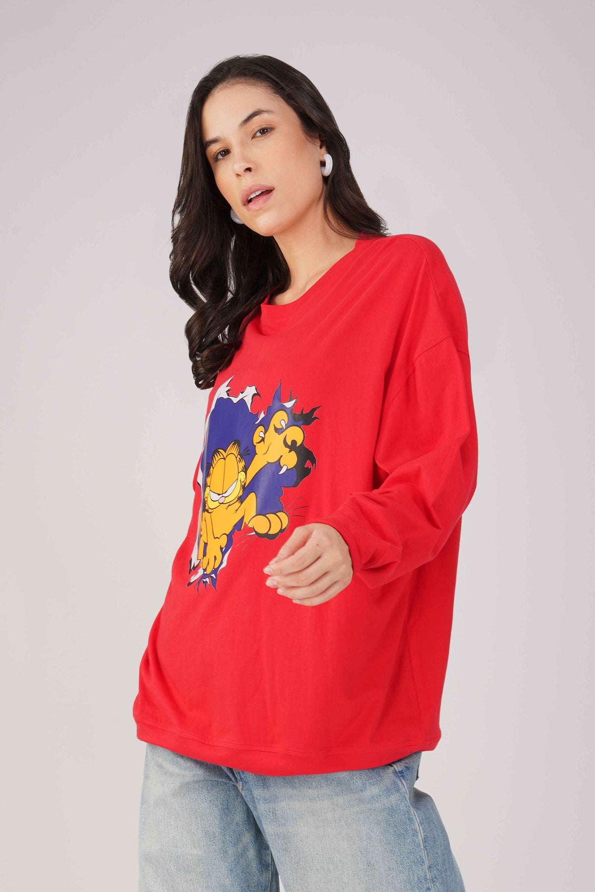 Garfield: Out to Get You Oversized Sweatshirt