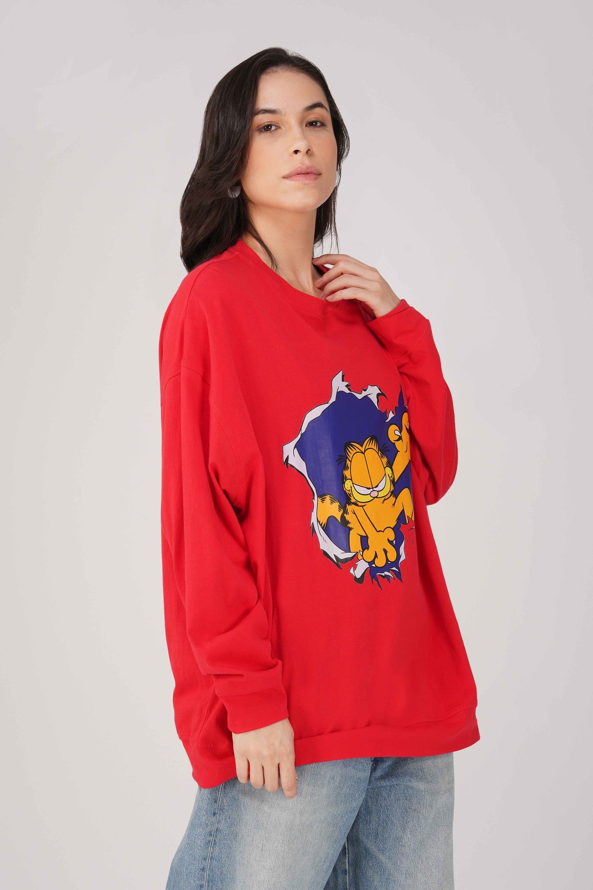 Garfield: Out to Get You Oversized Sweatshirt