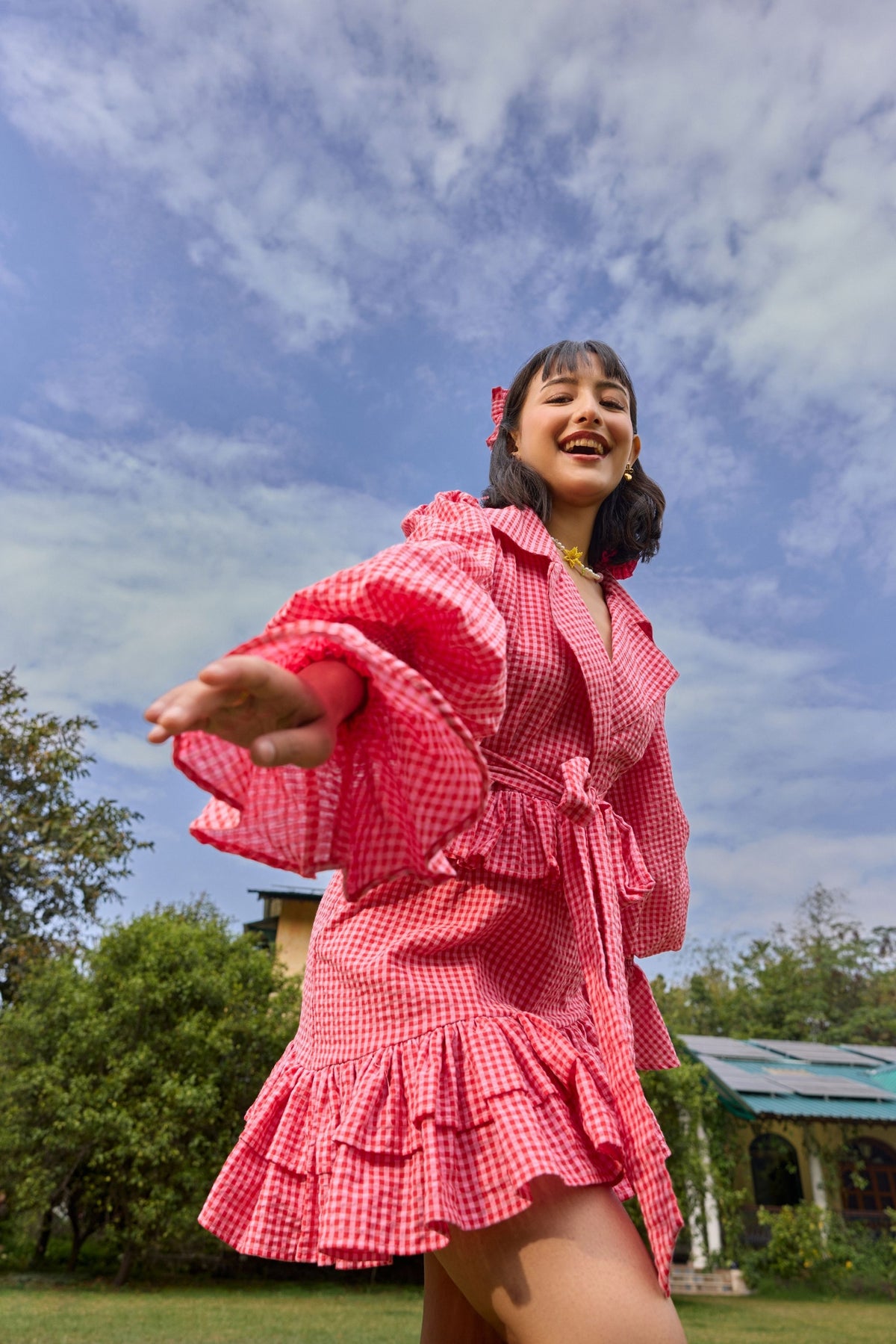 Red Gingham Dress