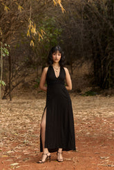 Black Multi-Styling Halter Dress