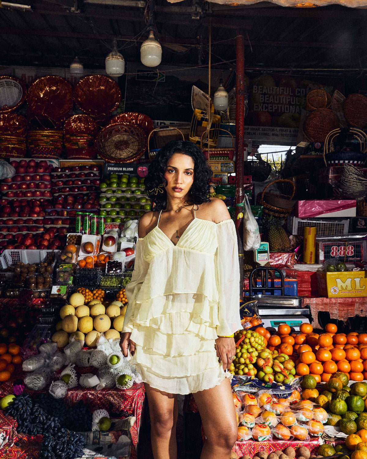 Buttercream Breeze Tiered Camisole Top