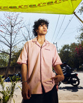 Tuscan Picnic Embroidered Cuban Shirt