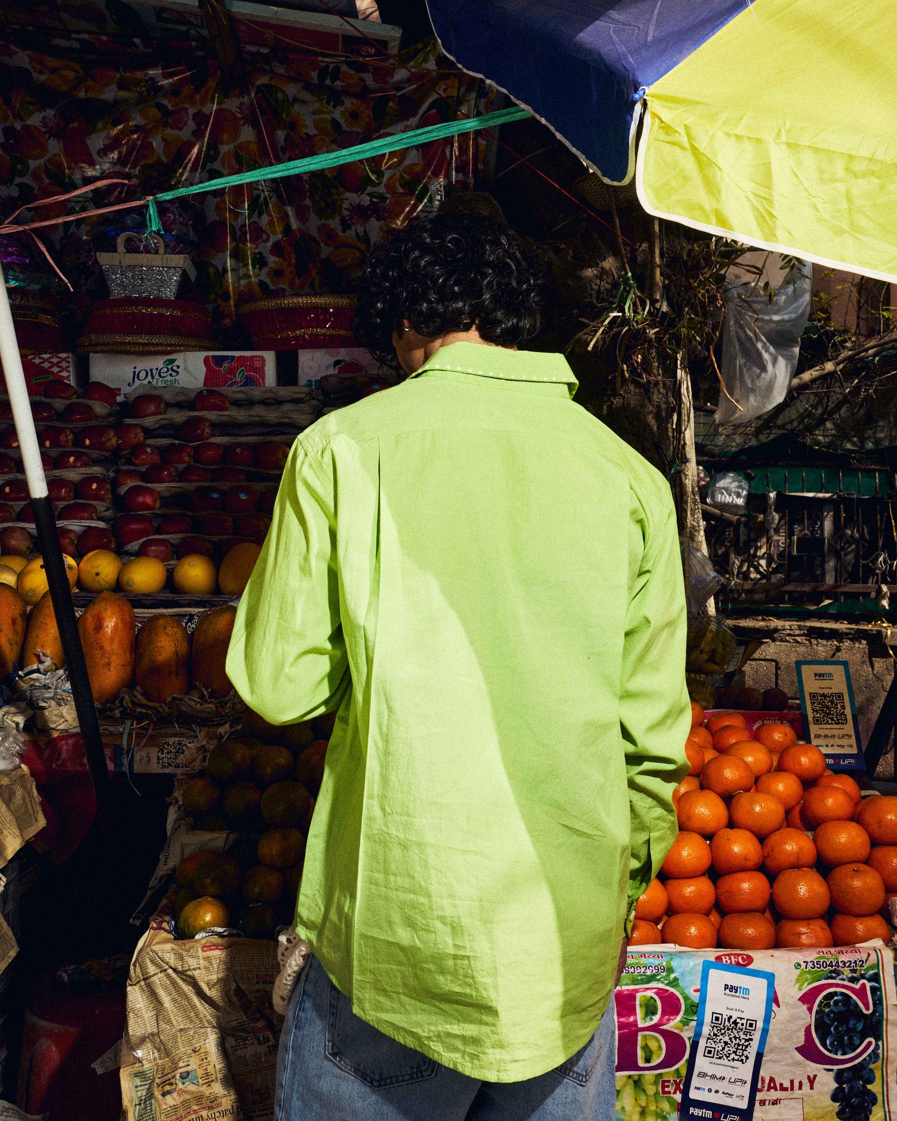 Koi Serenity Embroidered Shirt