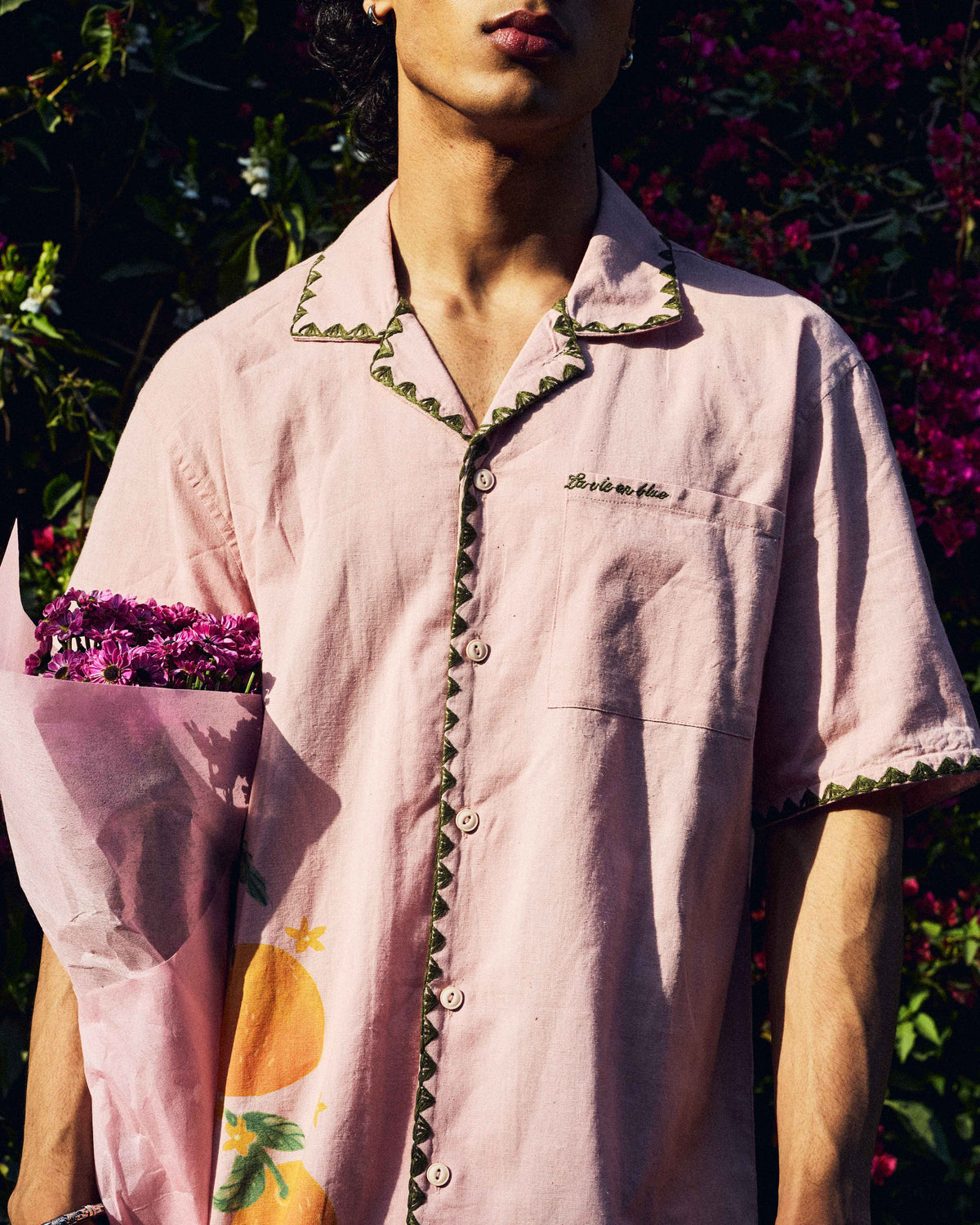 Citrus Blush Resort Shirt